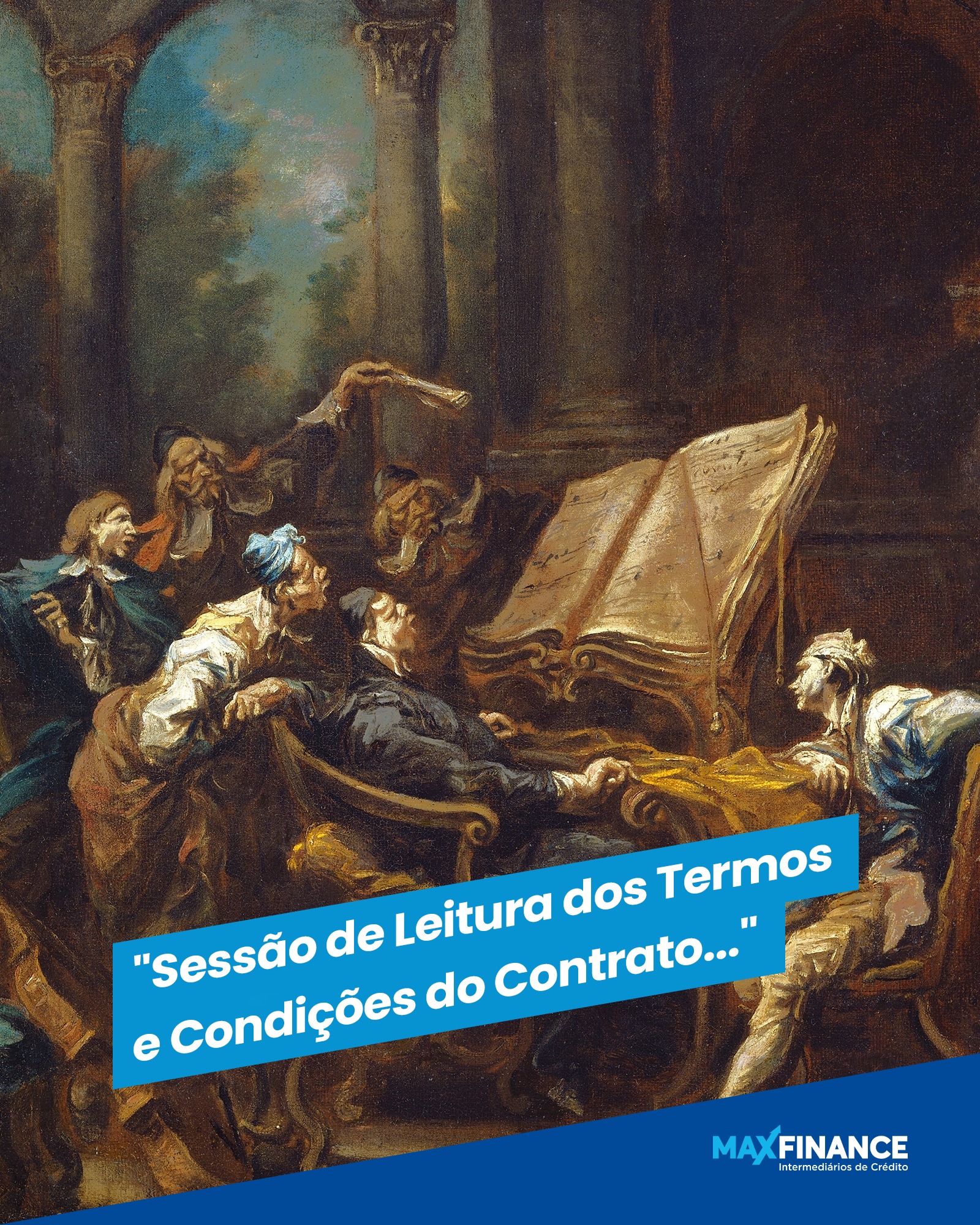 MaxFinance Facebook ad: Felizmente com a Maxfinance já não é assim.