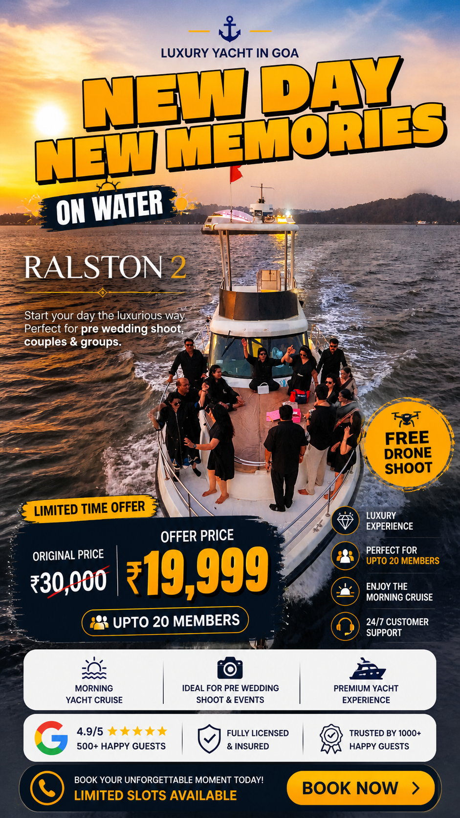 Yacht Club India Facebook ad: Chat with us