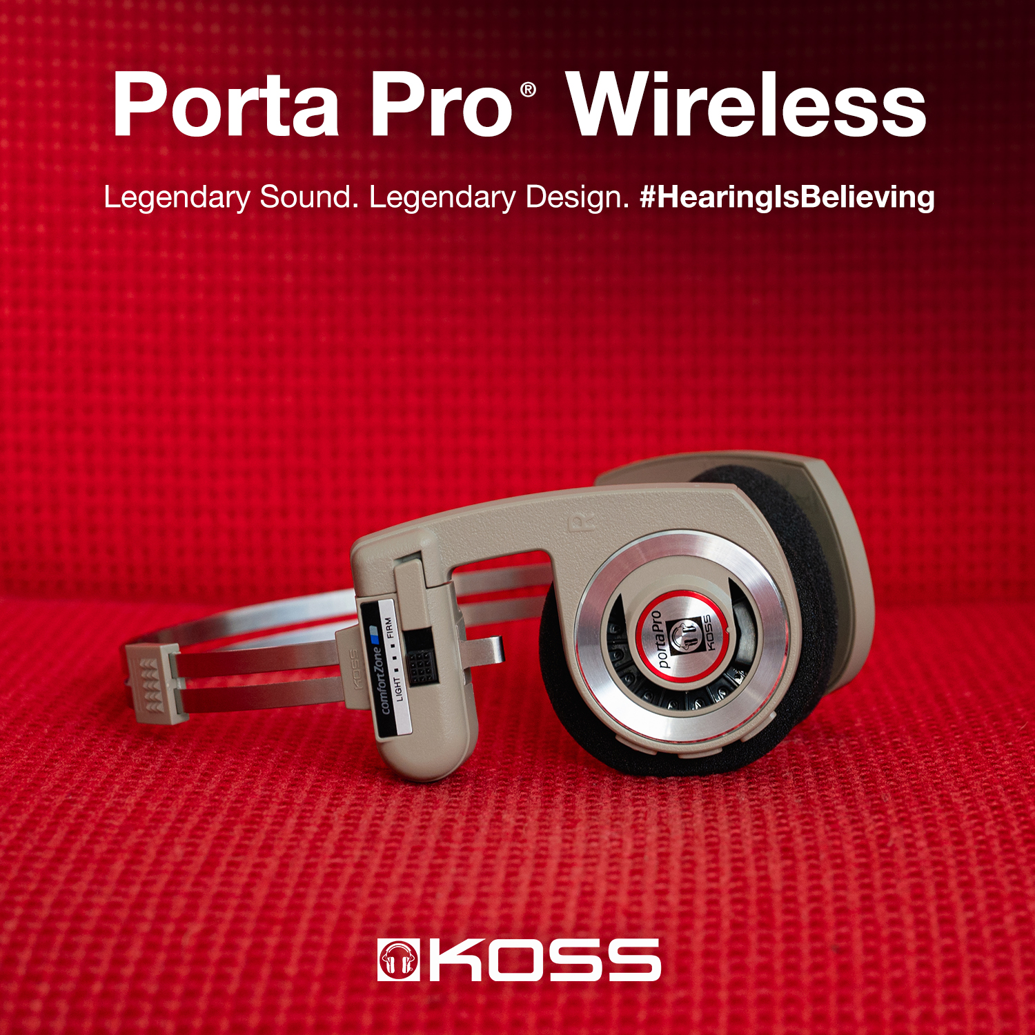 Koss Facebook ad: Porta Pro Wireless