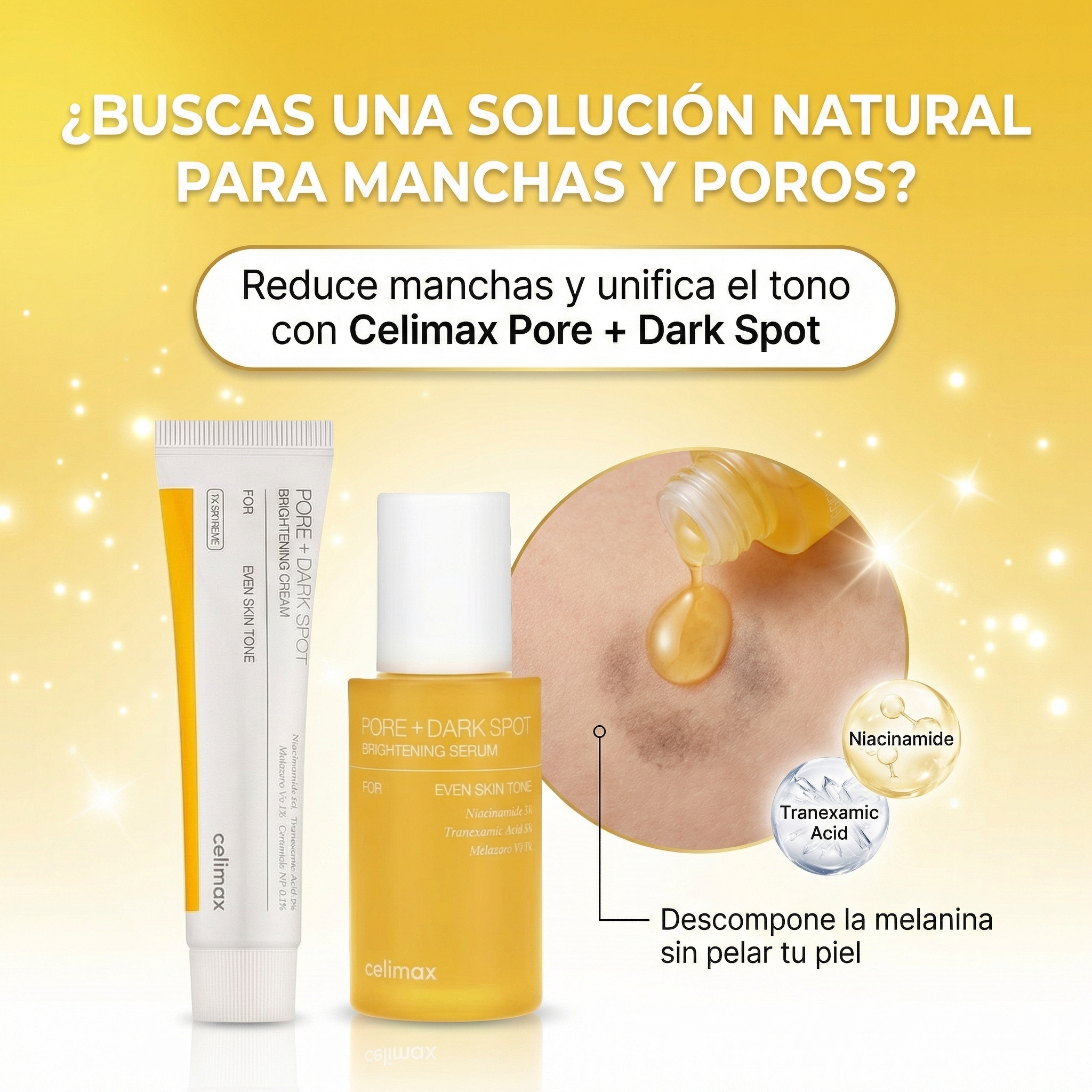 Glan Essentials Facebook ad: Despídete de las manchas
