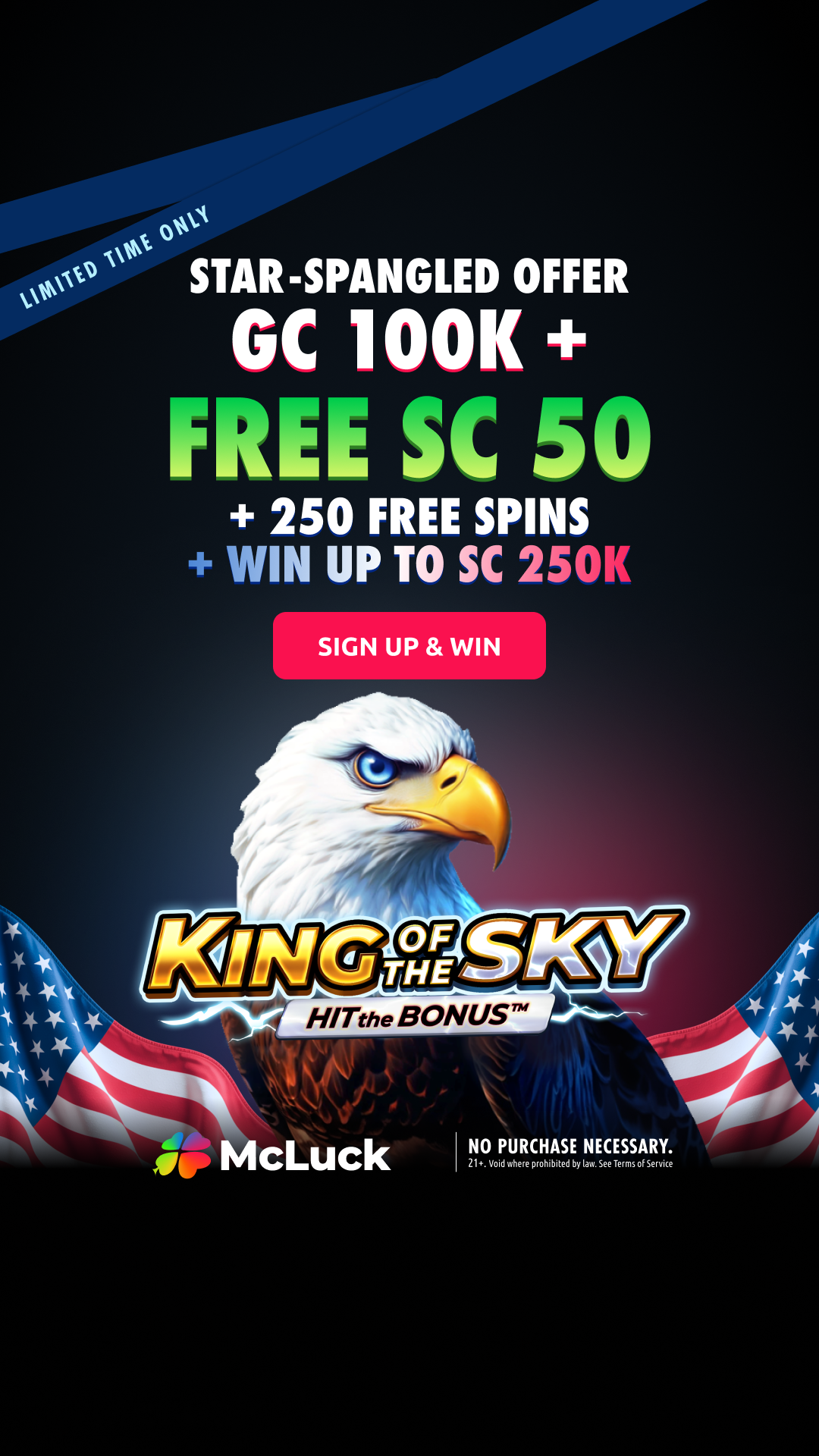 McLuck.com Facebook ad