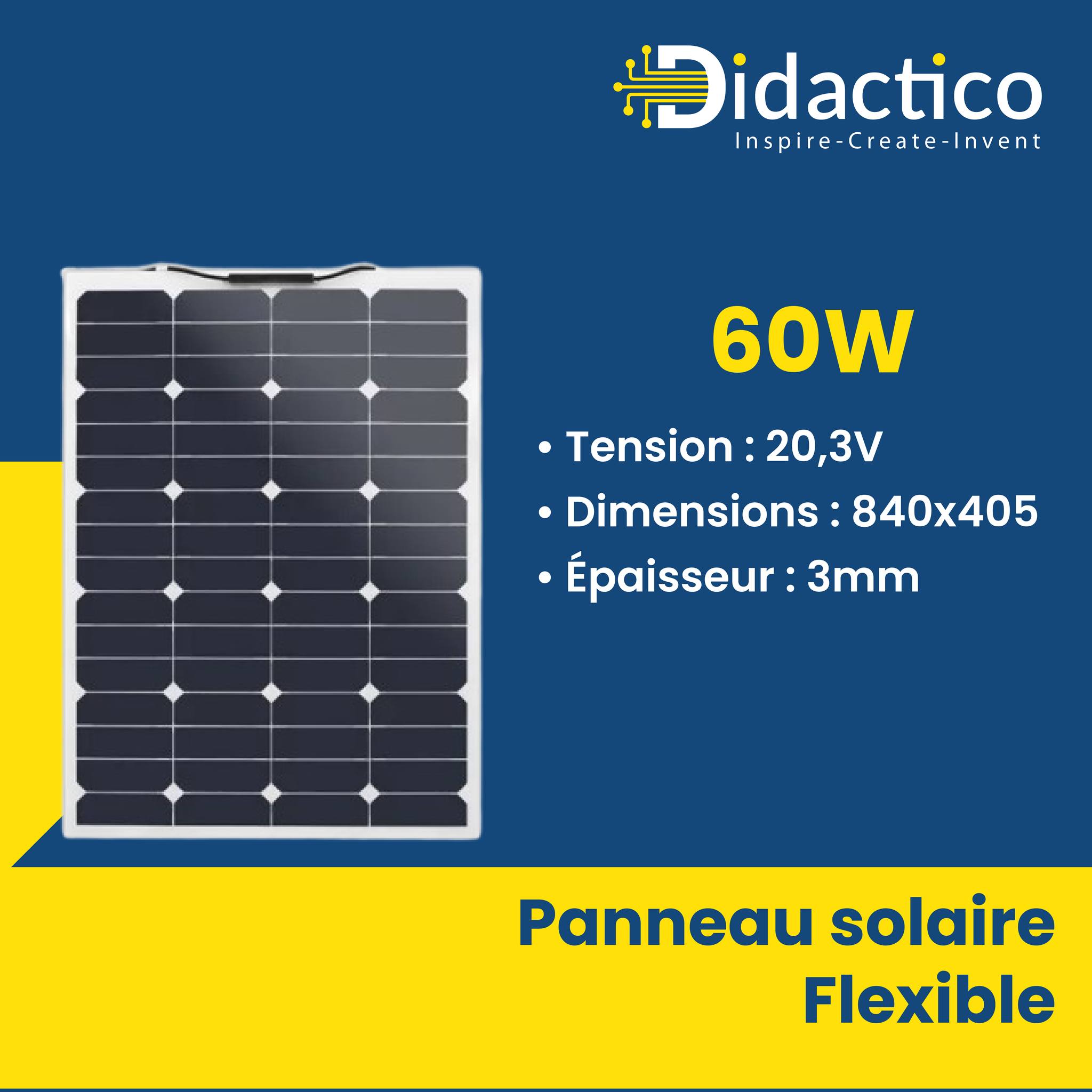 Didactico Facebook ad: Découvrez notre Kit Panneaux Solaire Flexible: la solution…