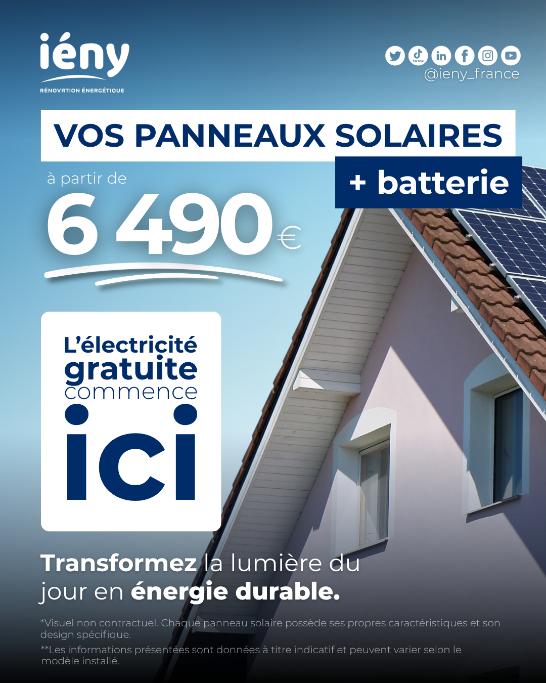 IÉNY Facebook ad