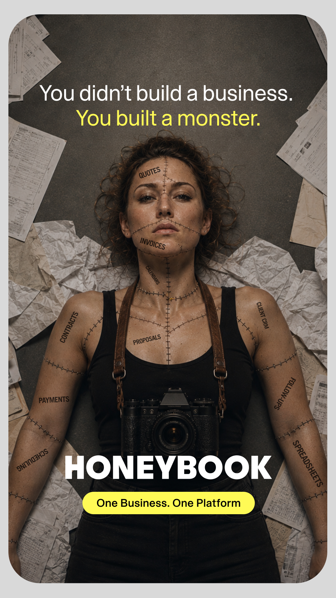 HoneyBook Facebook ad from Jun 22, 2026