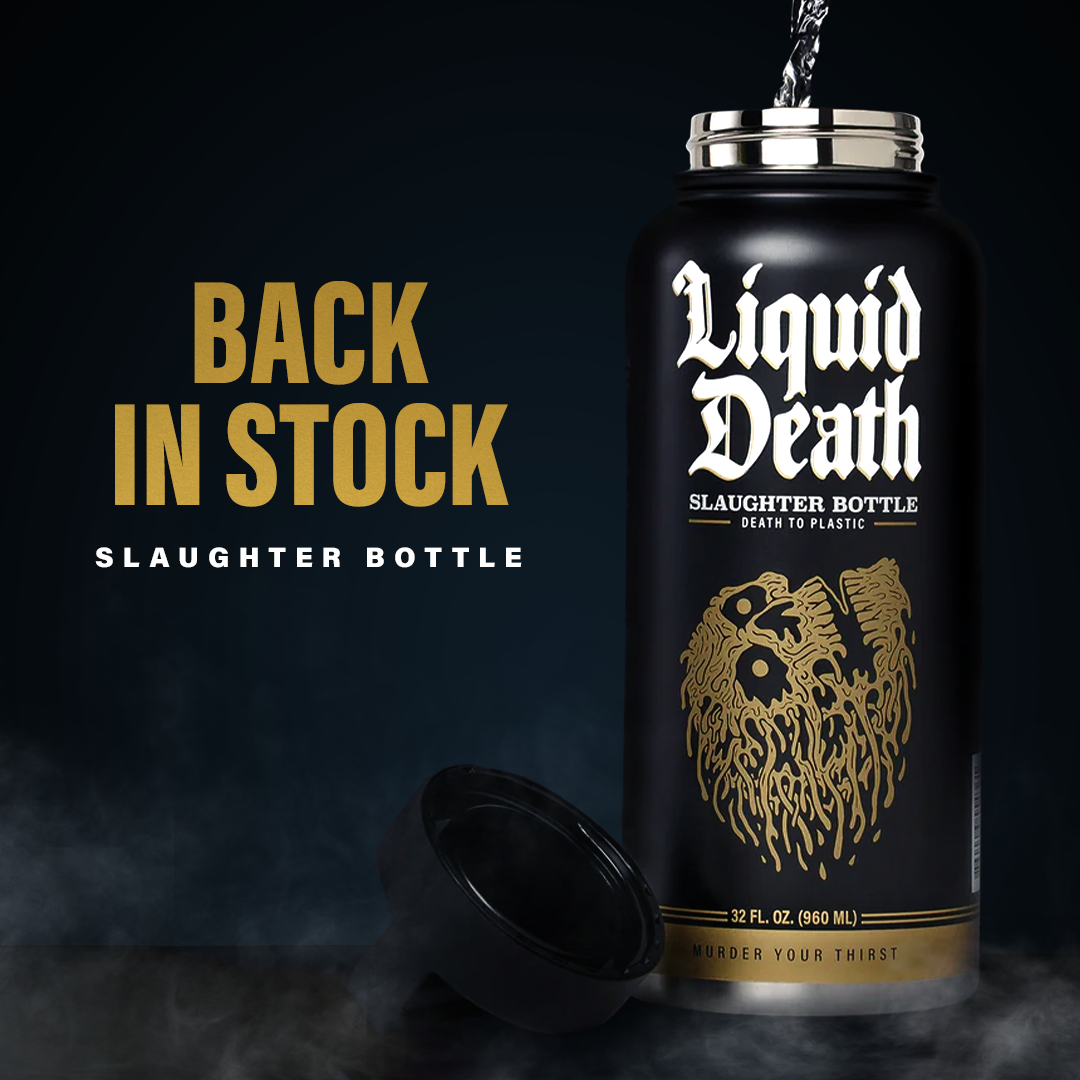Liquid Death Facebook ad