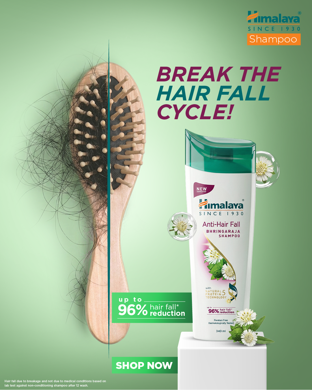 Himalaya Hair Care Facebook ad: Hair fall giving you a constant headache?