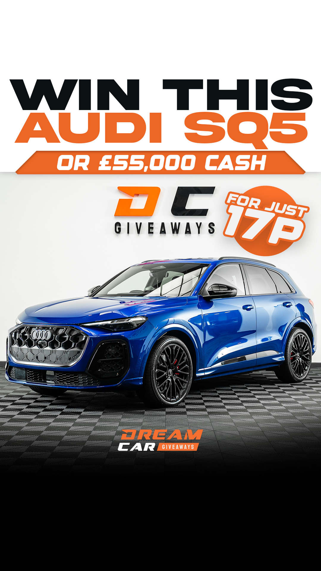 Dream Car Giveaways Facebook ad