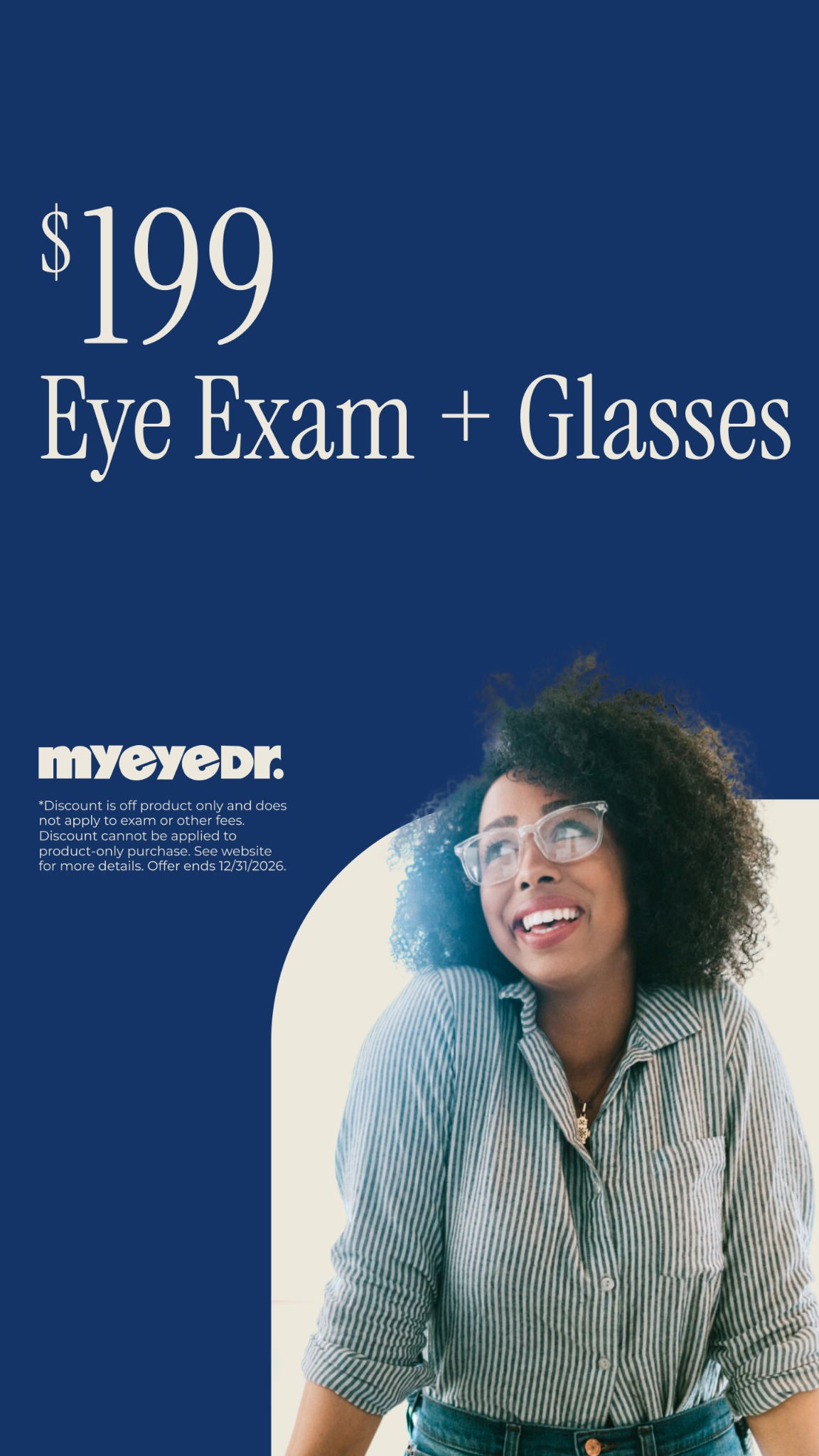 MyEyeDr. Facebook ad