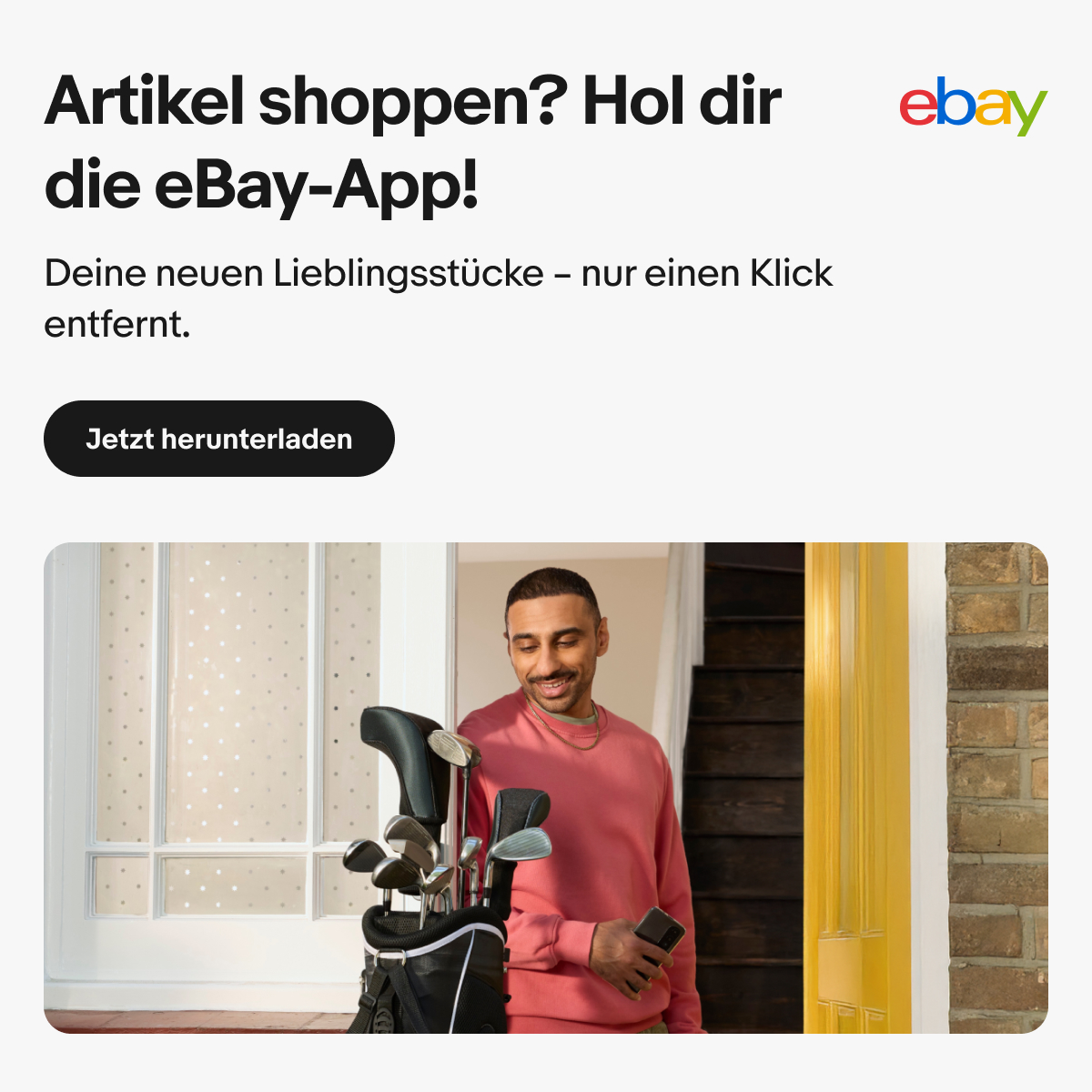 eBay.de Facebook ad: eBay online shopping & selling