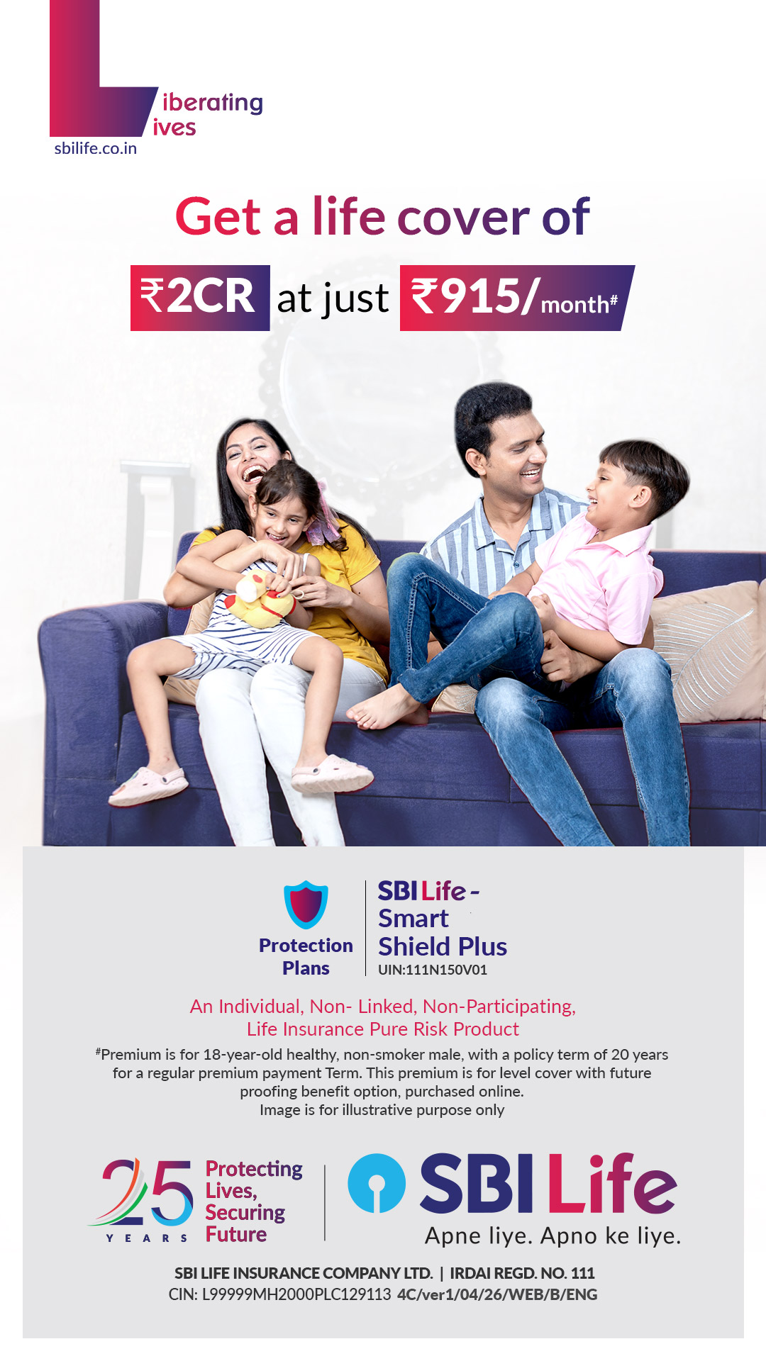 SBI Life Insurance Facebook ad