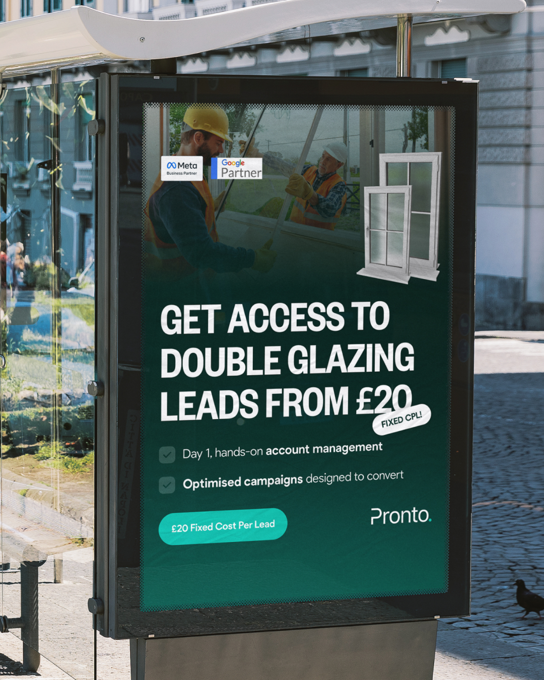 Lead Pronto - Digital Marketing Agency Facebook ad: Get High-Quality Window & Door Leads Now!