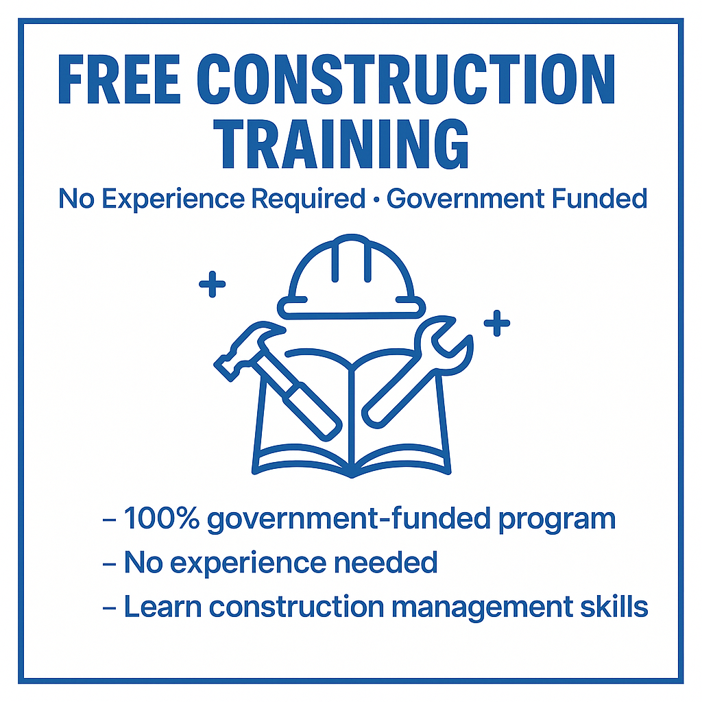 Consumer Trends Facebook ad: Free Construction Management Certificate