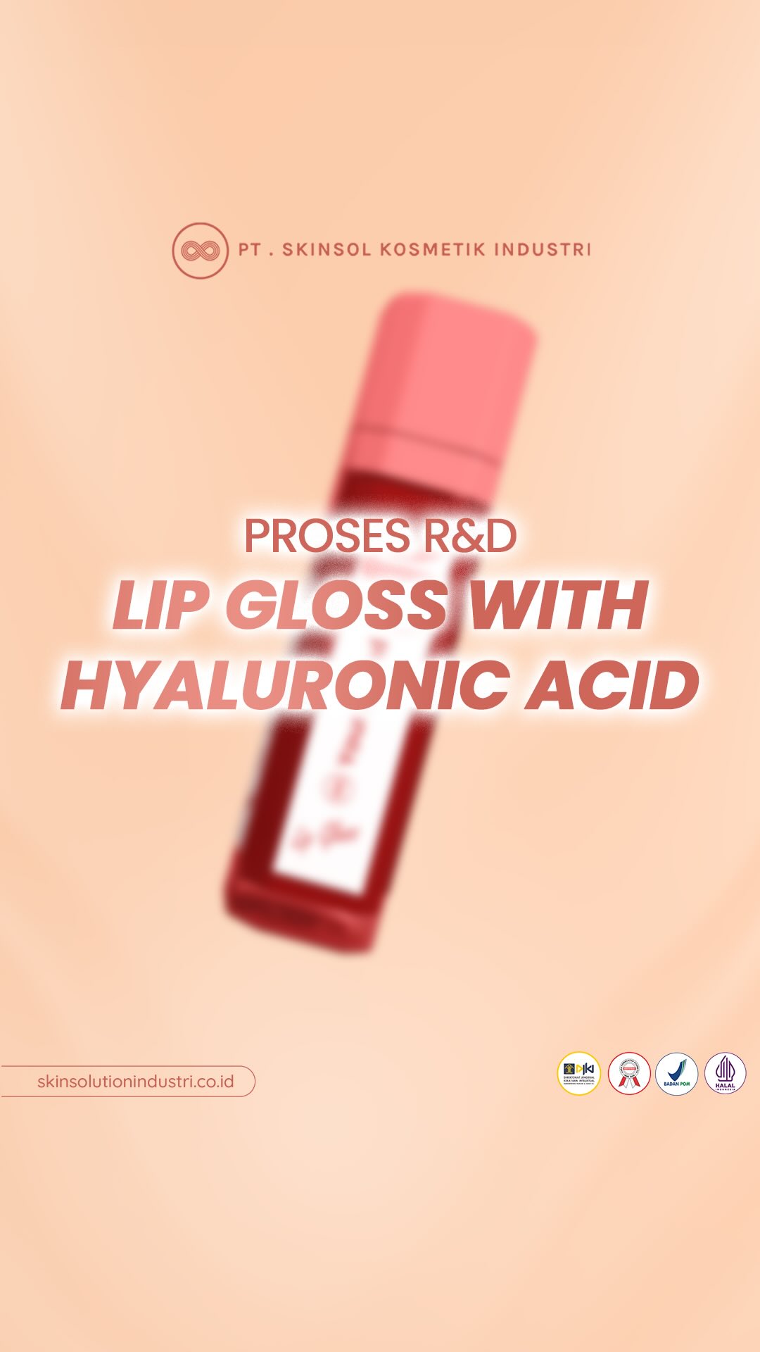 PT SkinSol Kosmetik Industri Facebook ad: *Tau nggak sih, lip gloss juga bisa jadi…