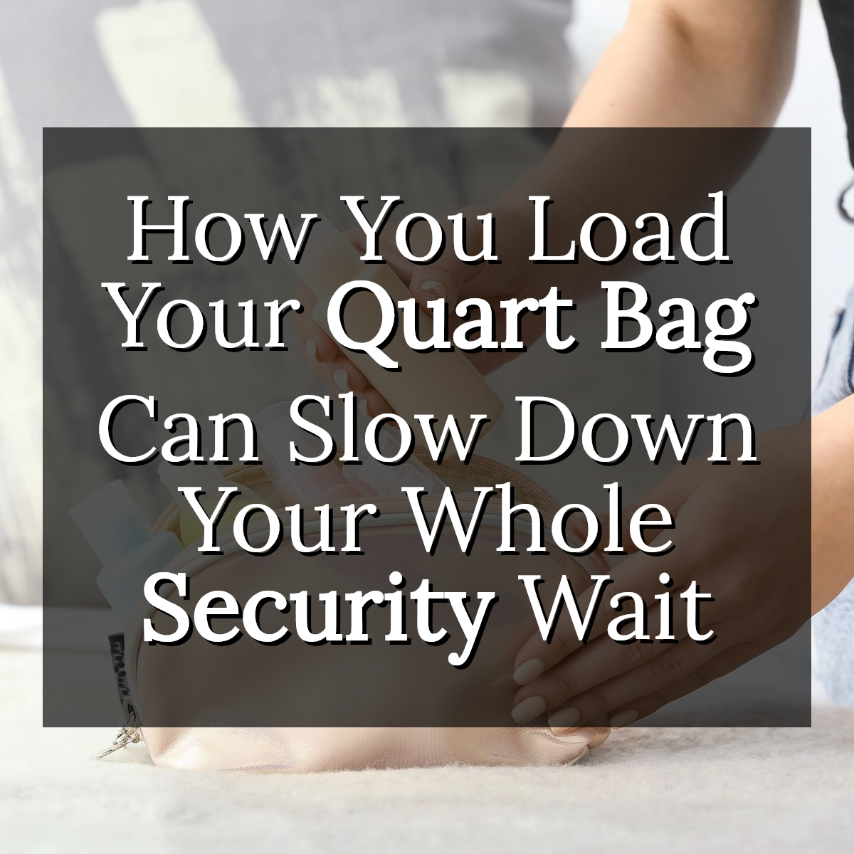 Trip Memos Travel Blog Facebook ad: The Toiletry Bag Mistake Everyone Makes