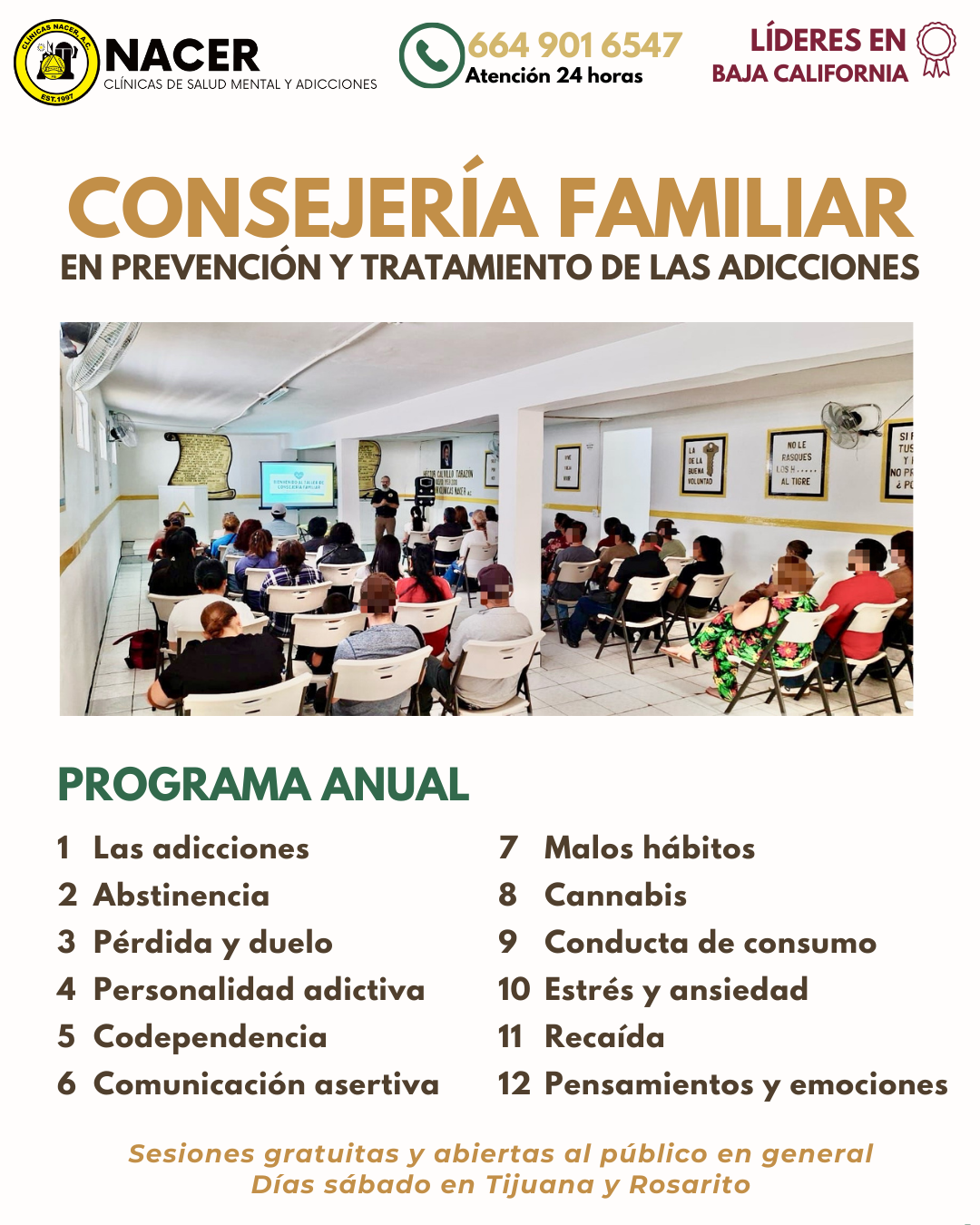 NACER Clínica De Salud Mental Y Adicciones Facebook ad: En NACER acompañamos a las familias en el…