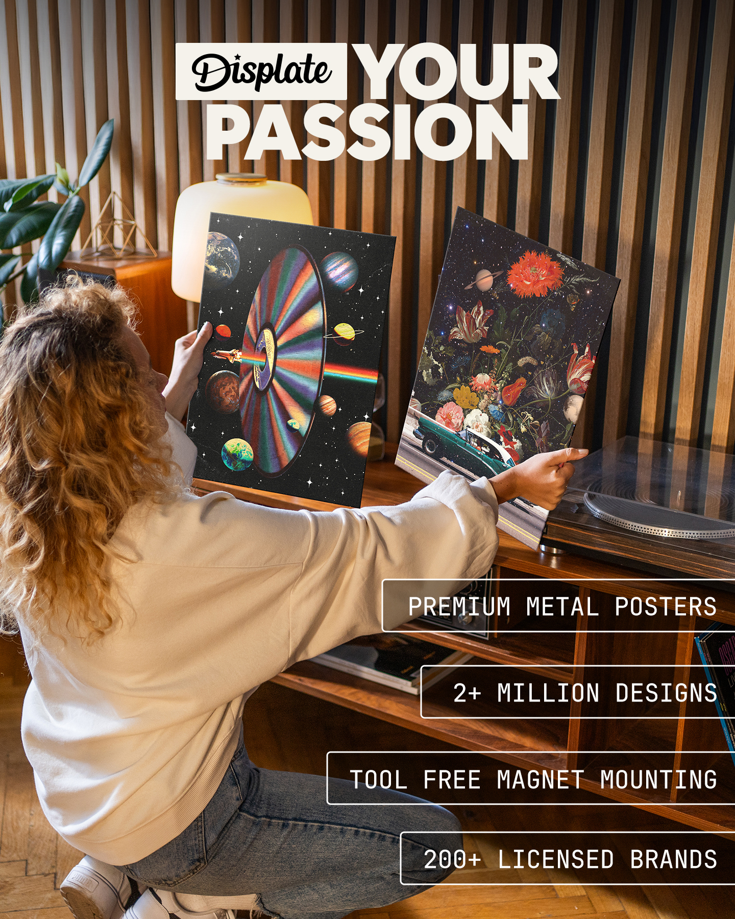 Displate Facebook ad