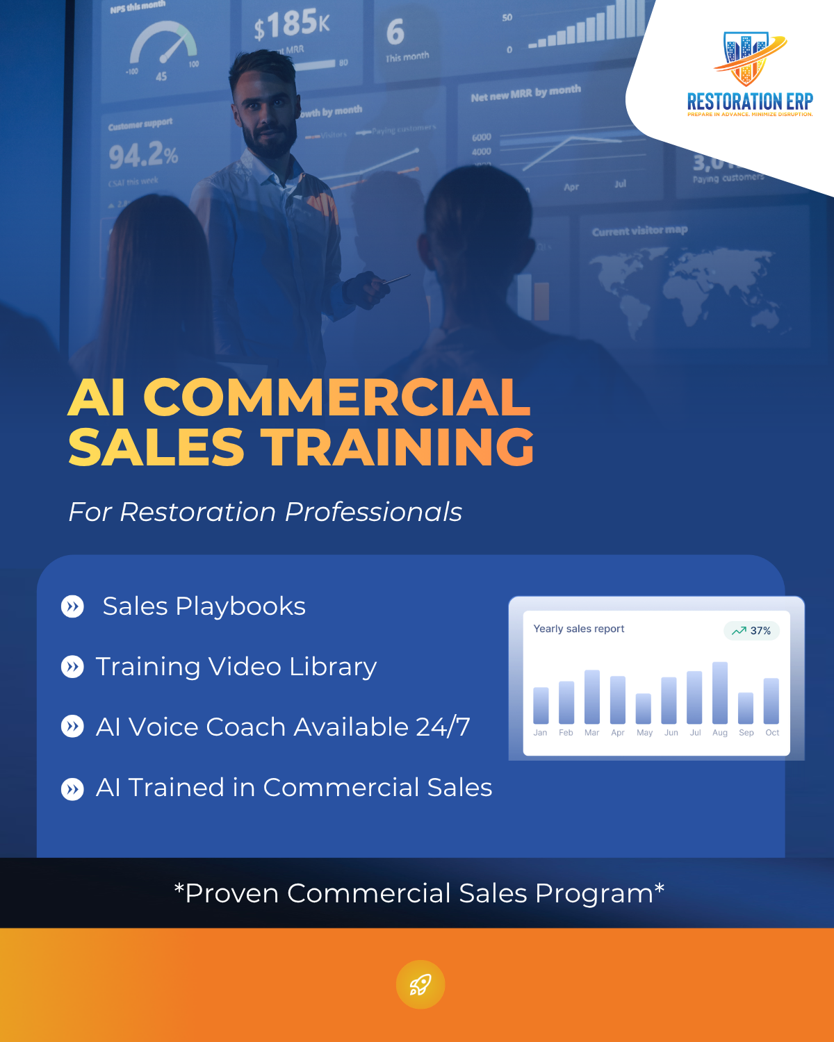 Restoration ERP Facebook ad from Apr 17, 2026