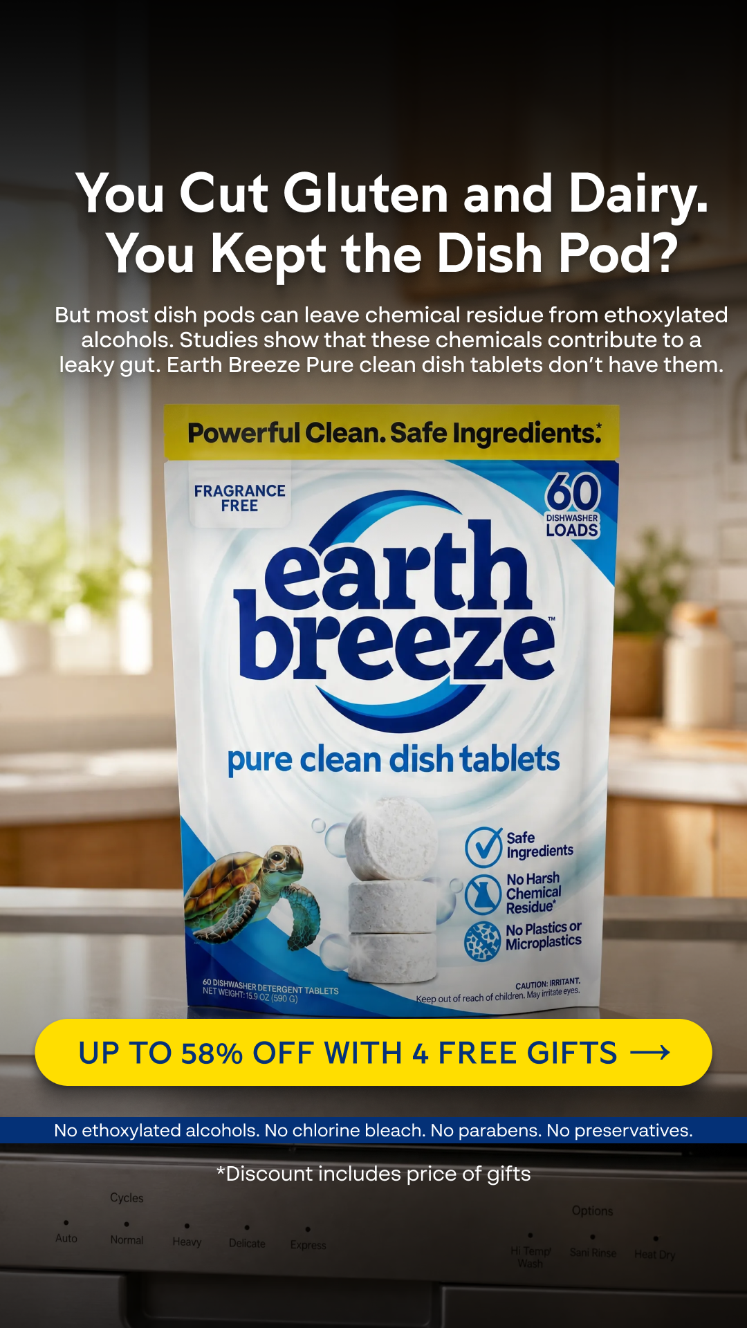 Earth Breeze Facebook ad