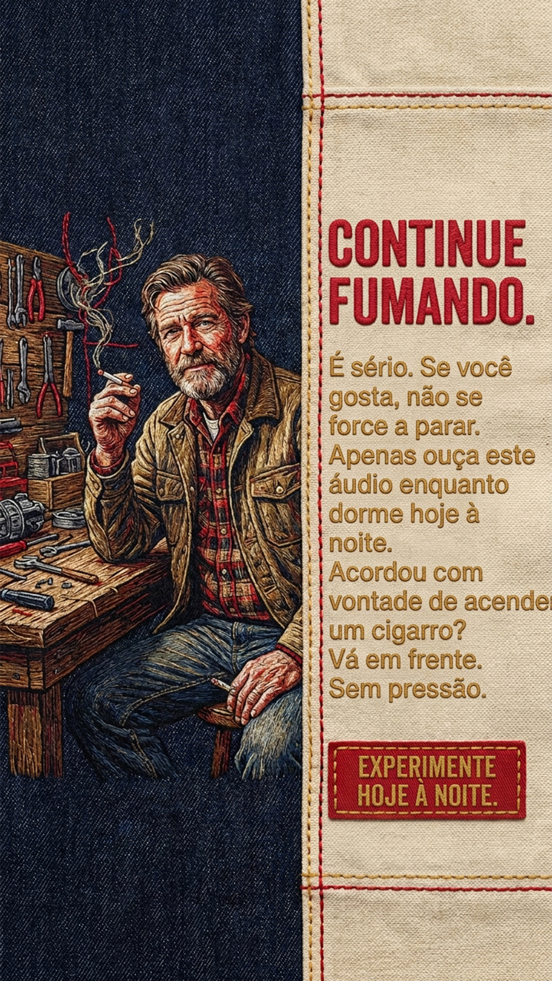 Hypnosis to Stop Smoking Facebook ad
