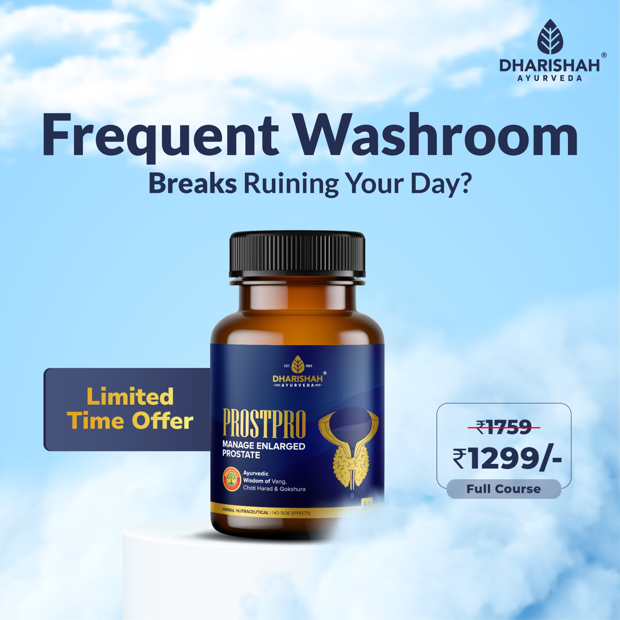 Dharishah Ayurveda Facebook ad