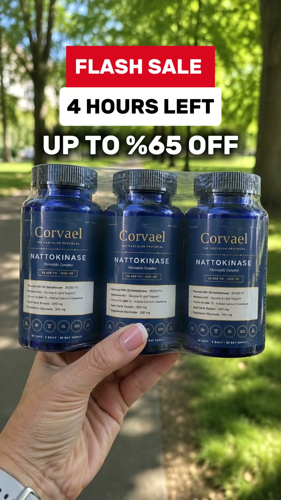 Heart Health Journal Facebook ad: Dissolve The Fibrin Your Doctor Won't