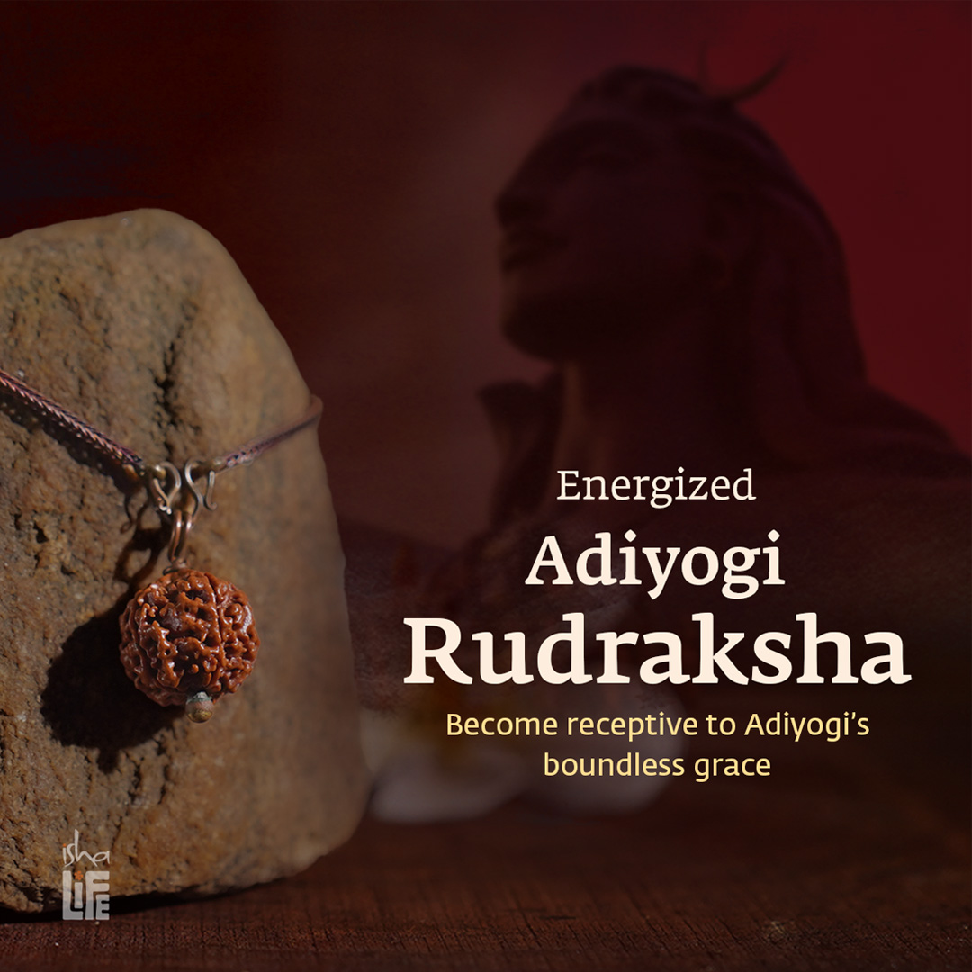 Isha Life Facebook ad: Energized Adiyogi Rudraksha