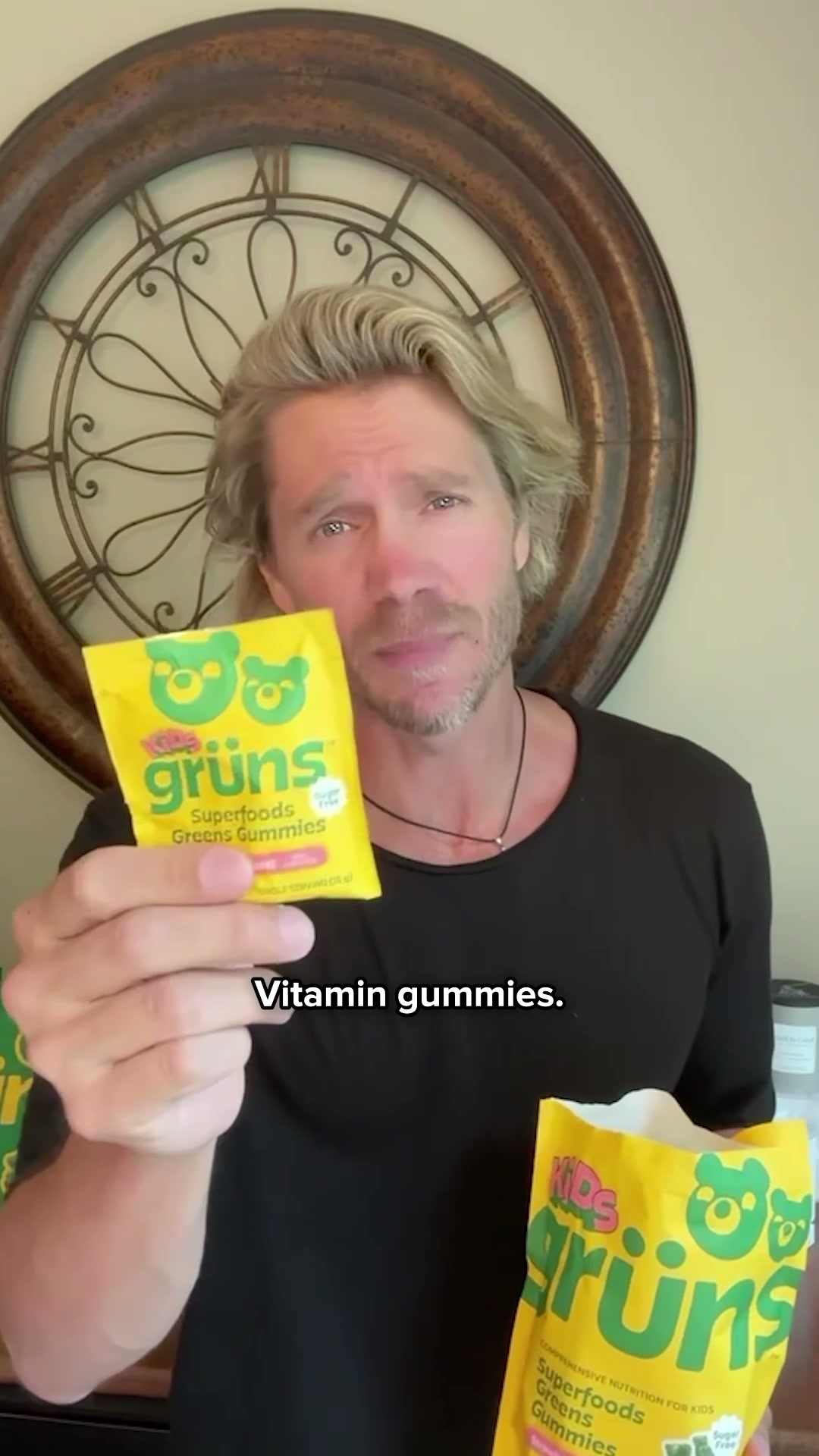 Grüns Kids Facebook ad: Daily Essentials, Zero Fuss.