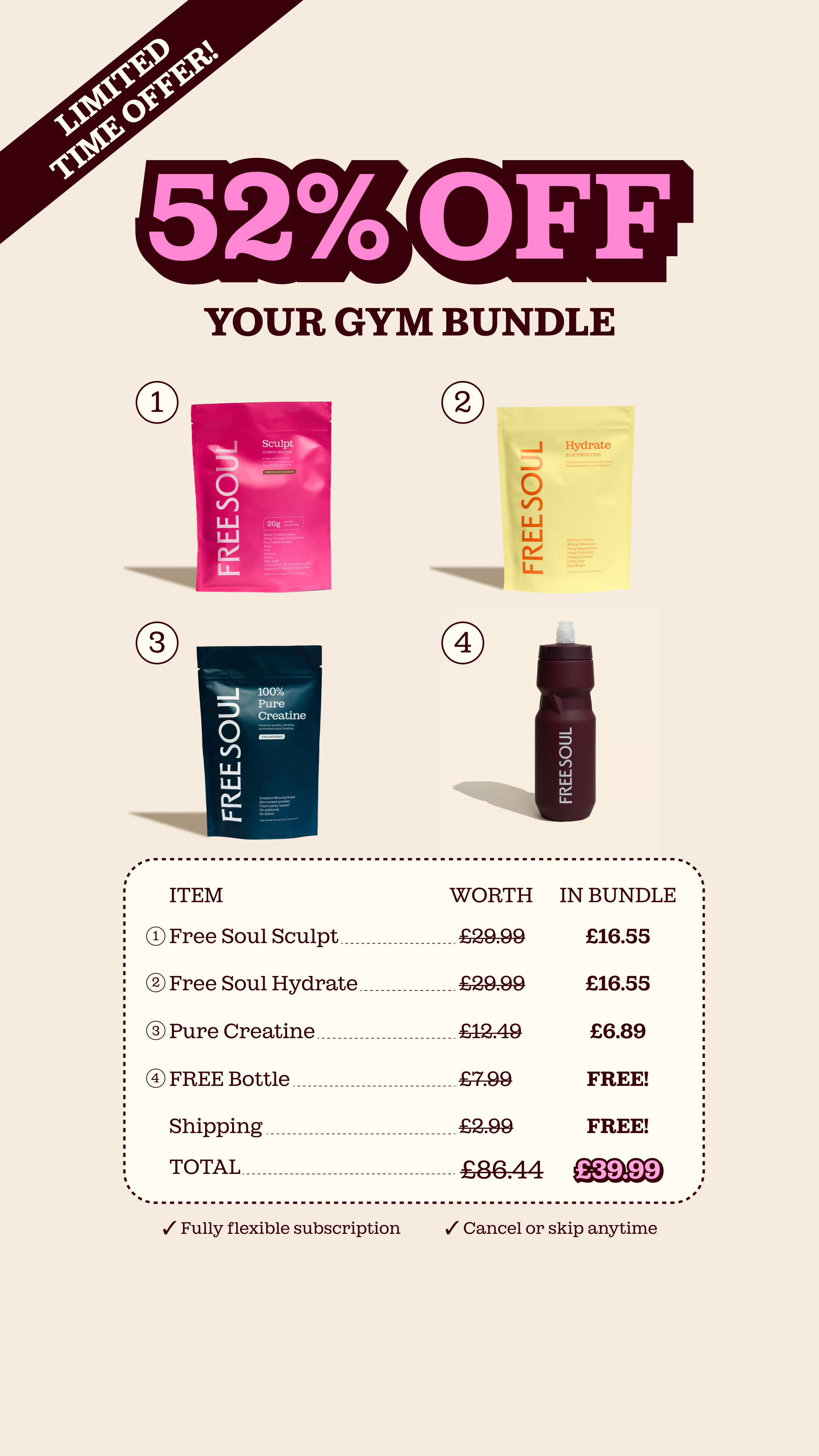 Free Soul Facebook ad