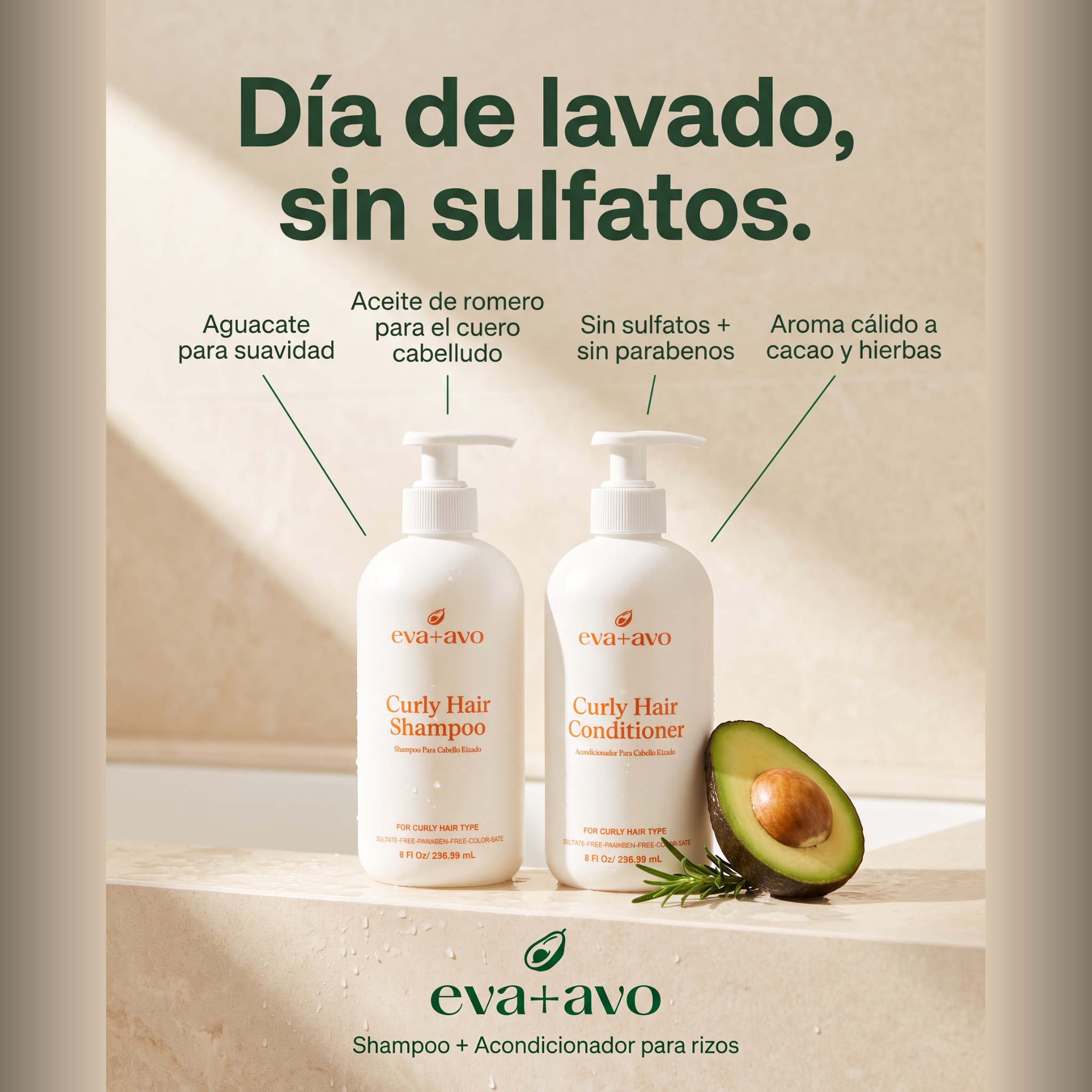 eva+avo Facebook ad: 15% de descuento en toda tu orden