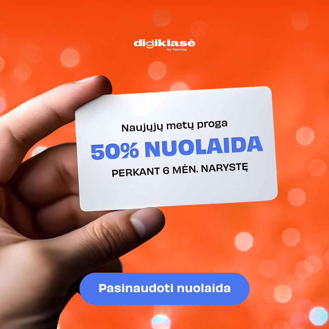 Digiklasė - by Memby Facebook ad