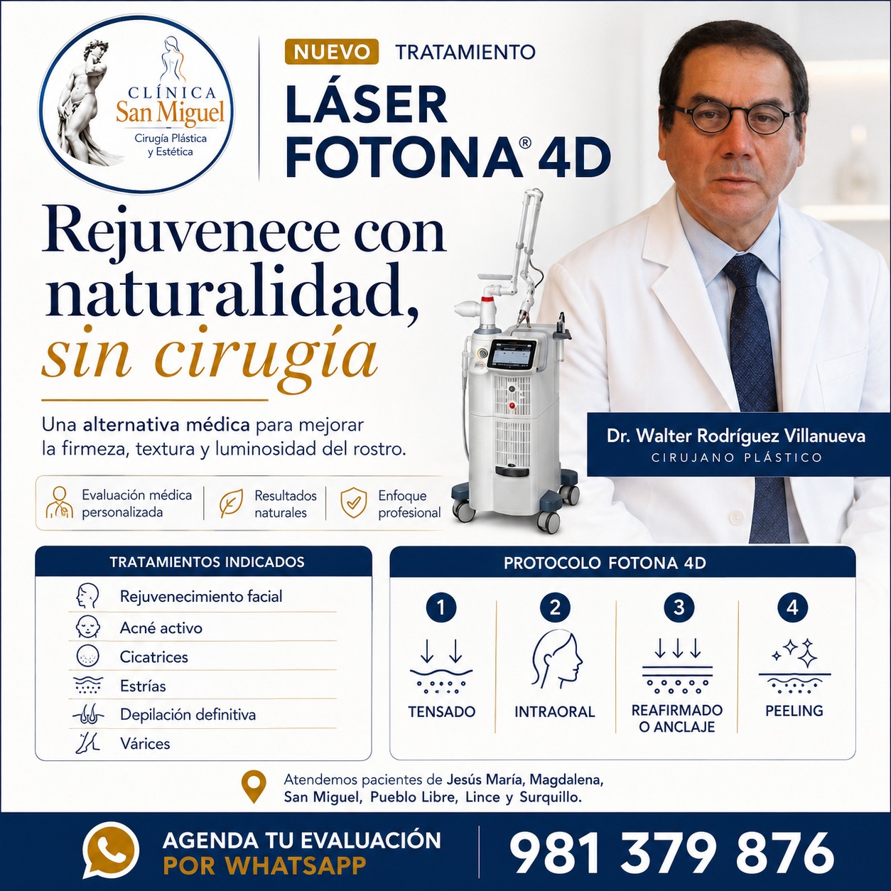 Dr. Walter Rodríguez - Cirujano Plástico Facebook ad from Jul 6, 2026