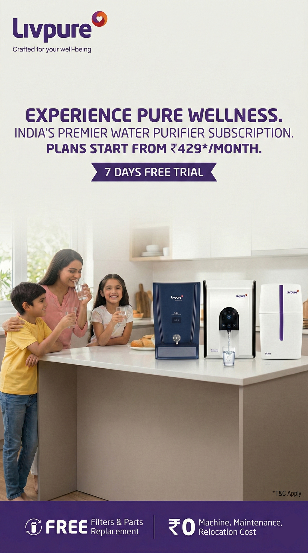 Livpure India Facebook ad