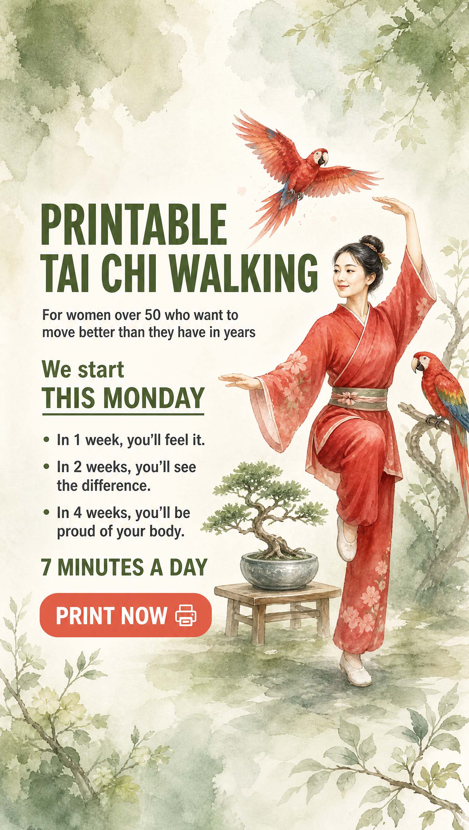 WalkFit Daily Walking Plan Facebook ad