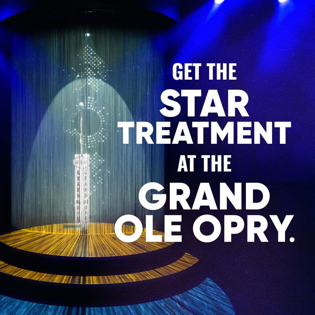 Grand Ole Opry Facebook ad: Upgrade your ticket with a Premium Lounge Pass…
