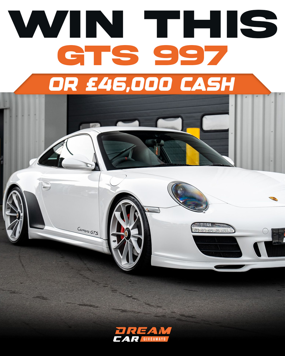 Dream Car Giveaways Facebook ad