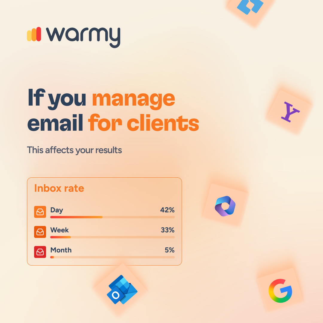 Email Warm Up with Warmy.io Facebook ad