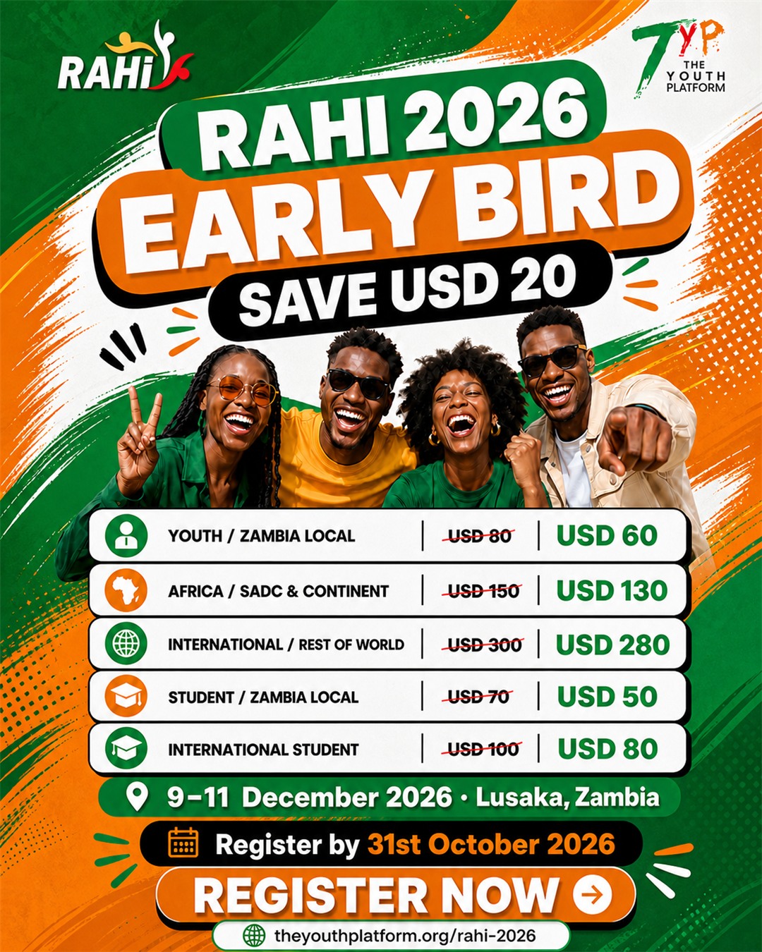 The Youth Platform - TYP Facebook ad: Early bird registration for RAHi 2026 is officially…