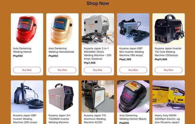 Ephraim's Shop Facebook ad: Ephraim's Shop offers affordable and high-quality welding…