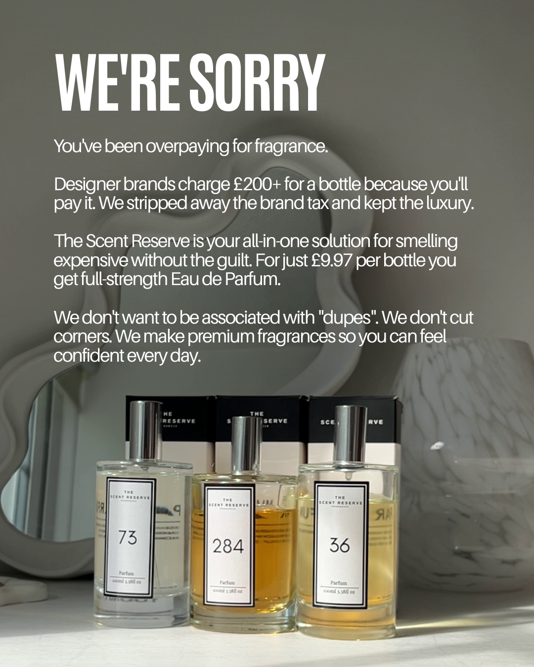 The Scent Reserve Facebook ad
