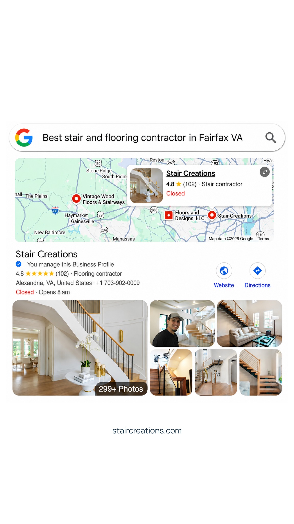 Stair Creations Facebook ad