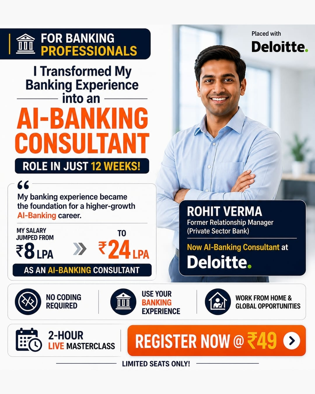 Switchtotech.in Facebook ad: Banking to IT: A Smarter Move for Experienced Professionals