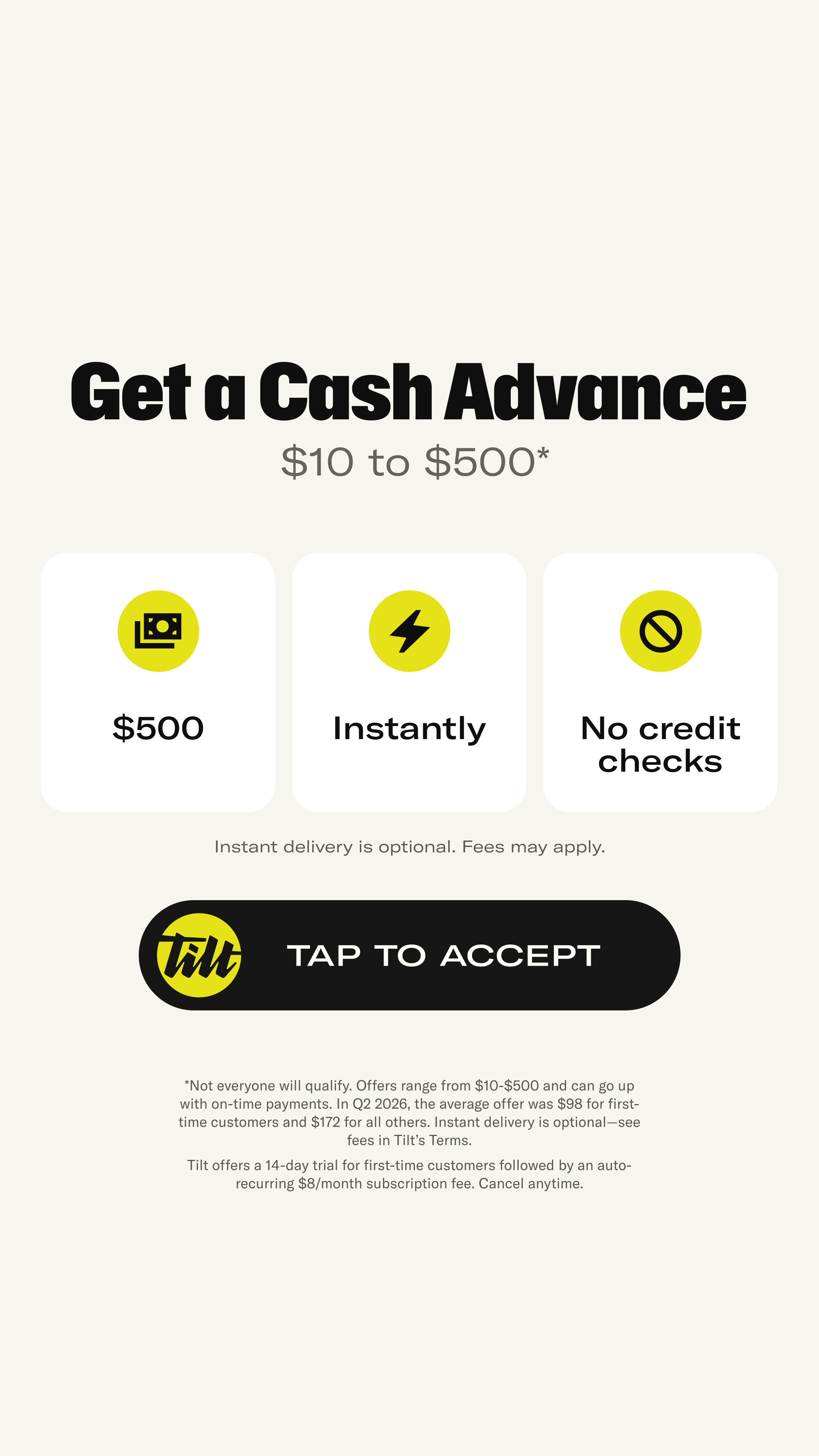 Tilt HQ Facebook ad
