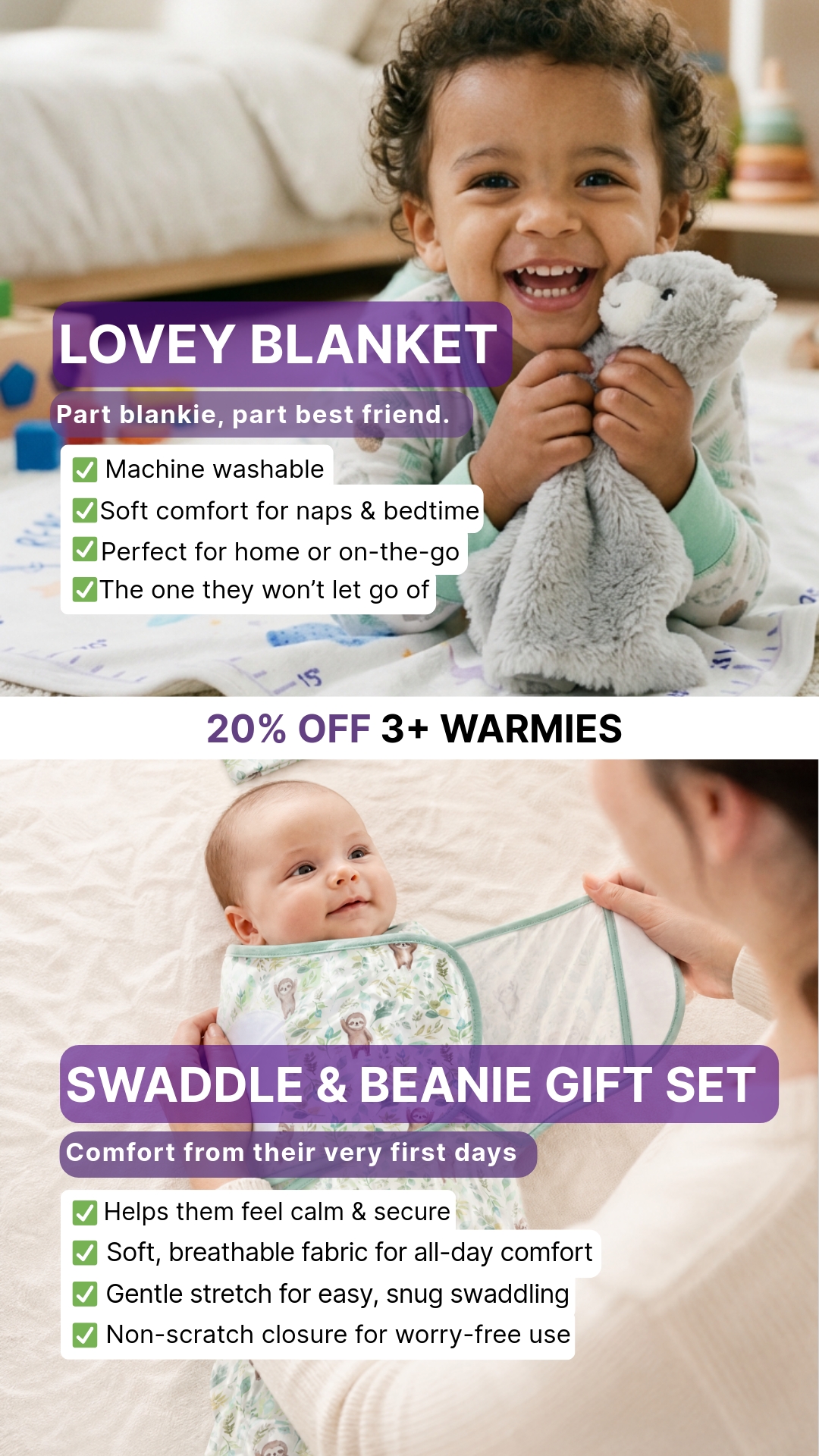 Warmies USA Facebook ad