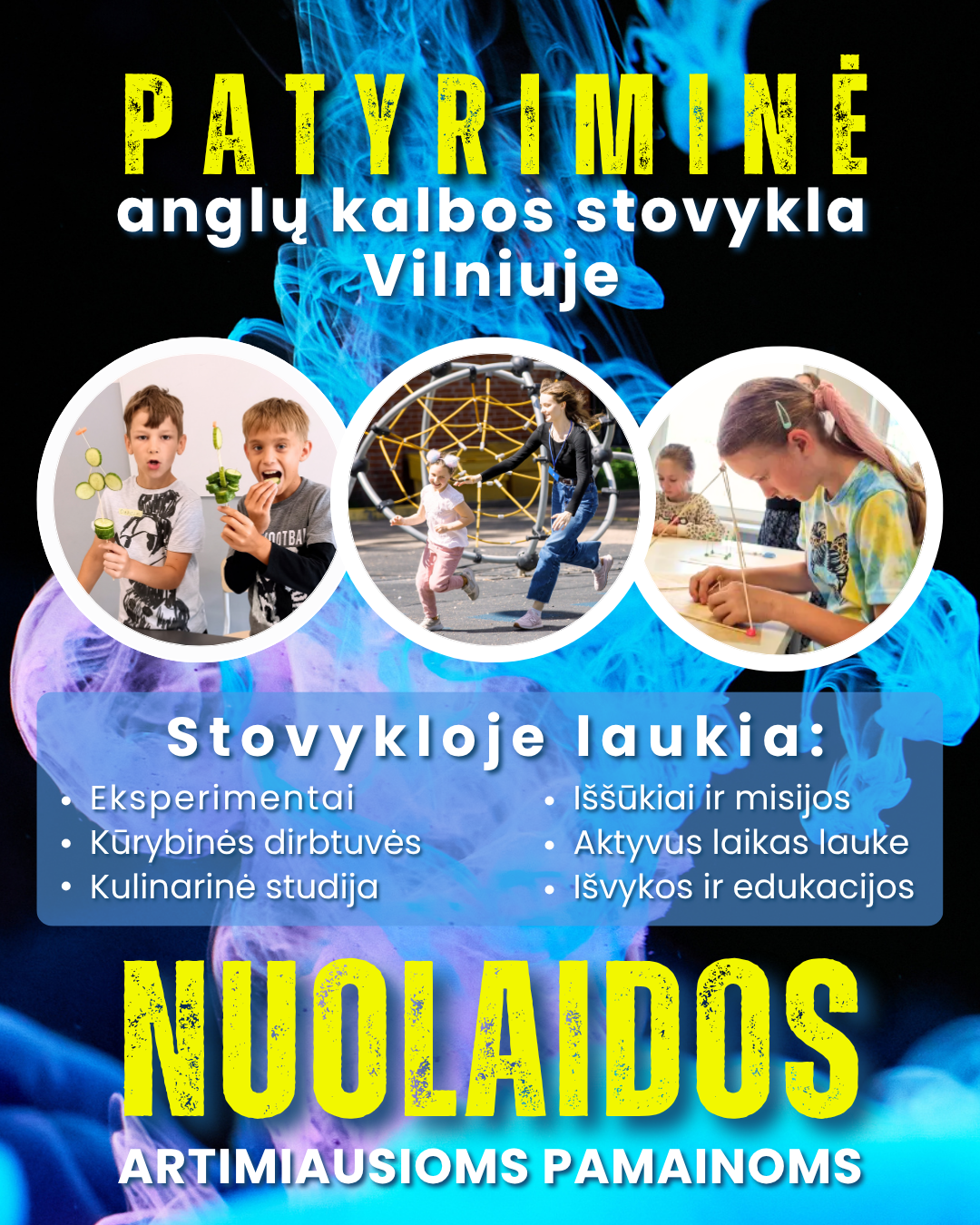 Išminties kristalas - anglų kalba vaikams Facebook ad
