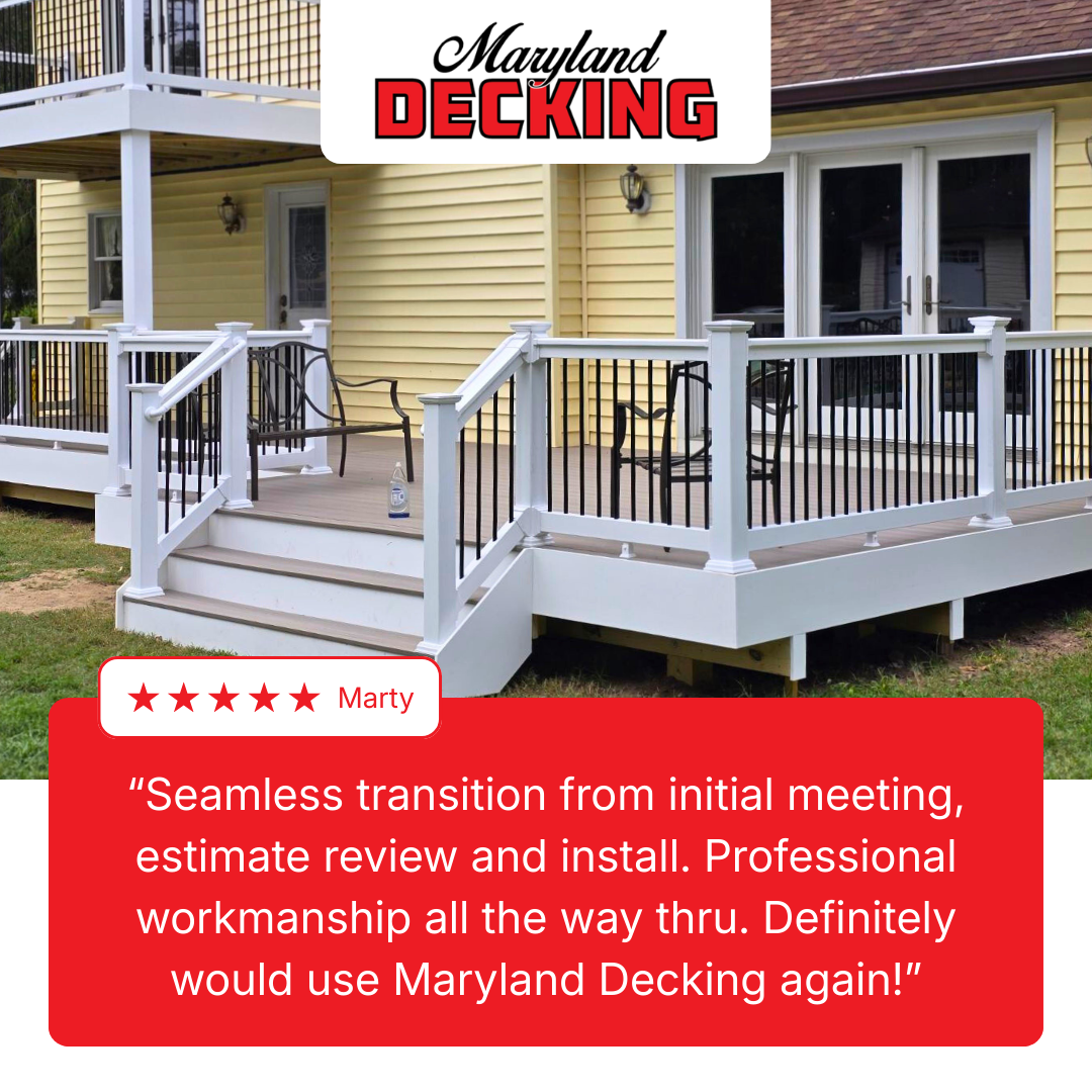 Maryland Decking Facebook ad: Let's Build Your Dream Deck & Backyard