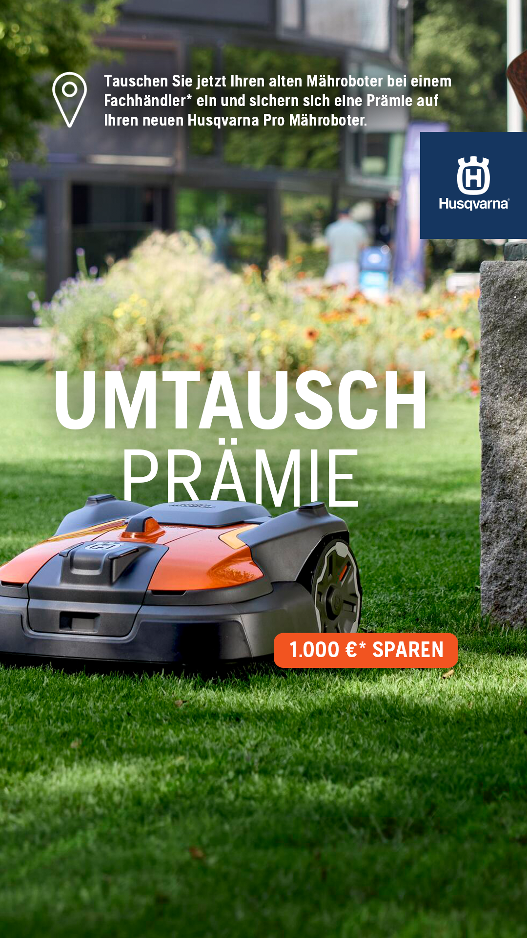 Husqvarna Facebook ad: Wechseln lohnt sich!