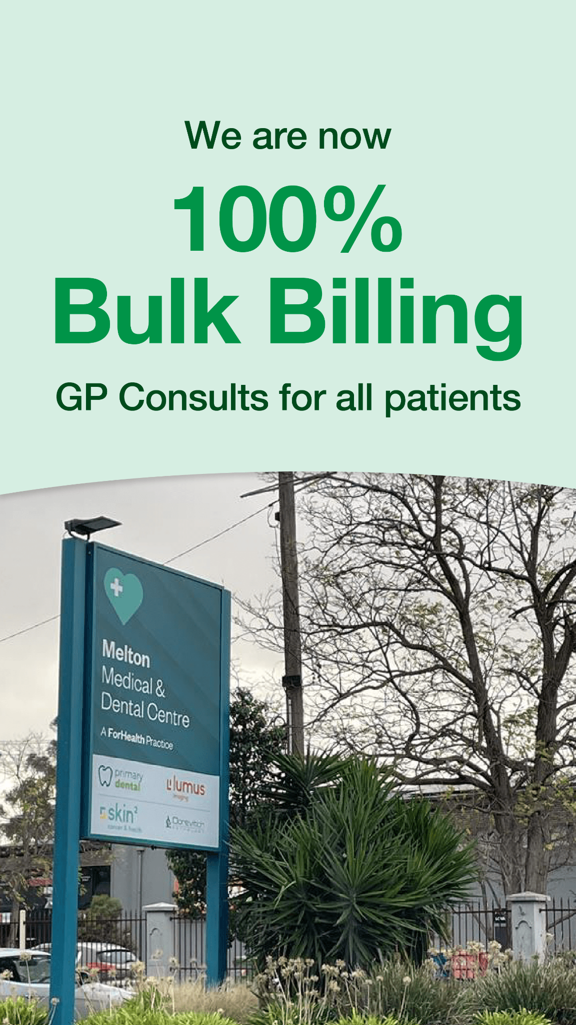 Melton Medical & Dental Centre Facebook ad