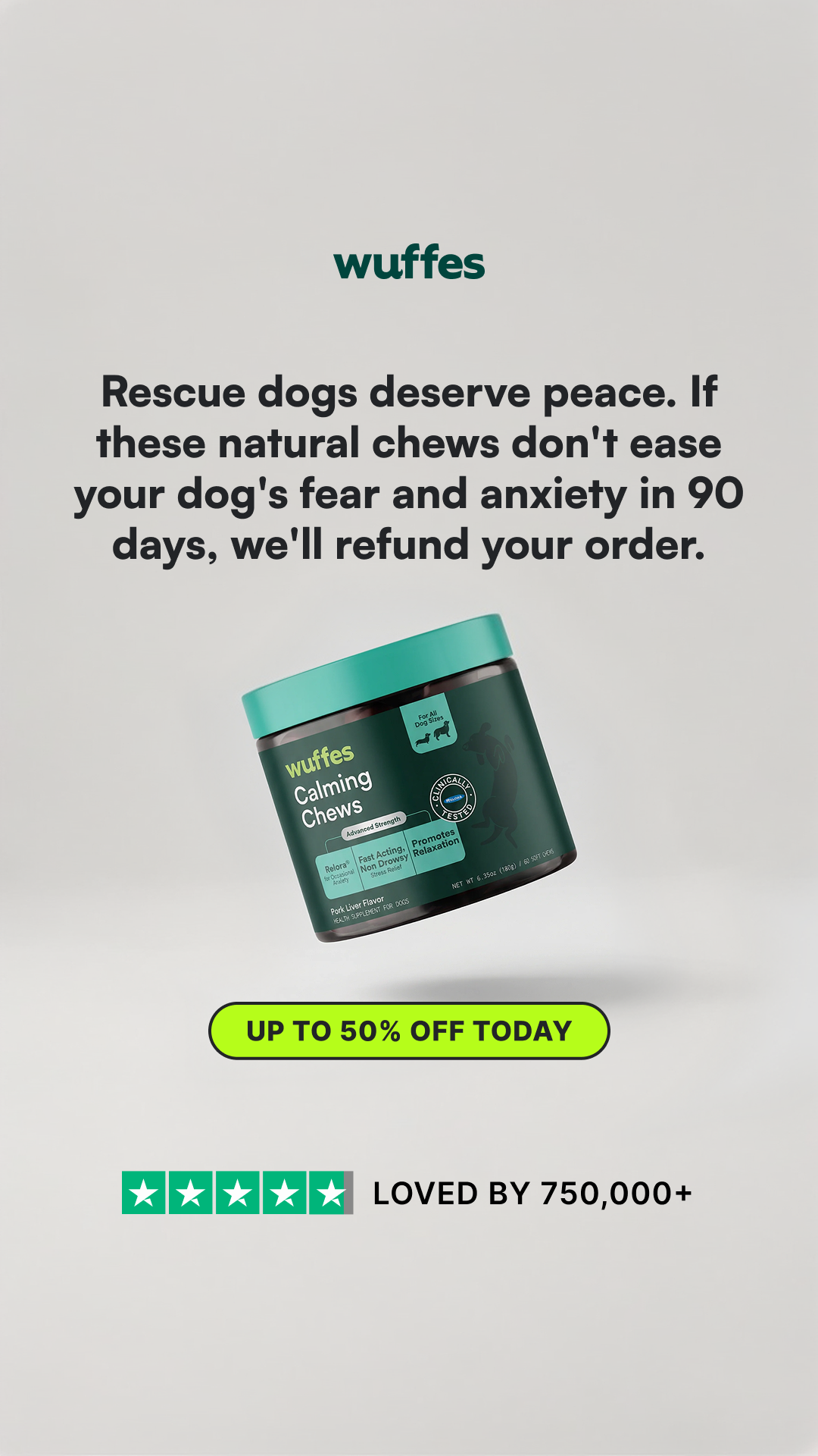 Wuffes Facebook ad