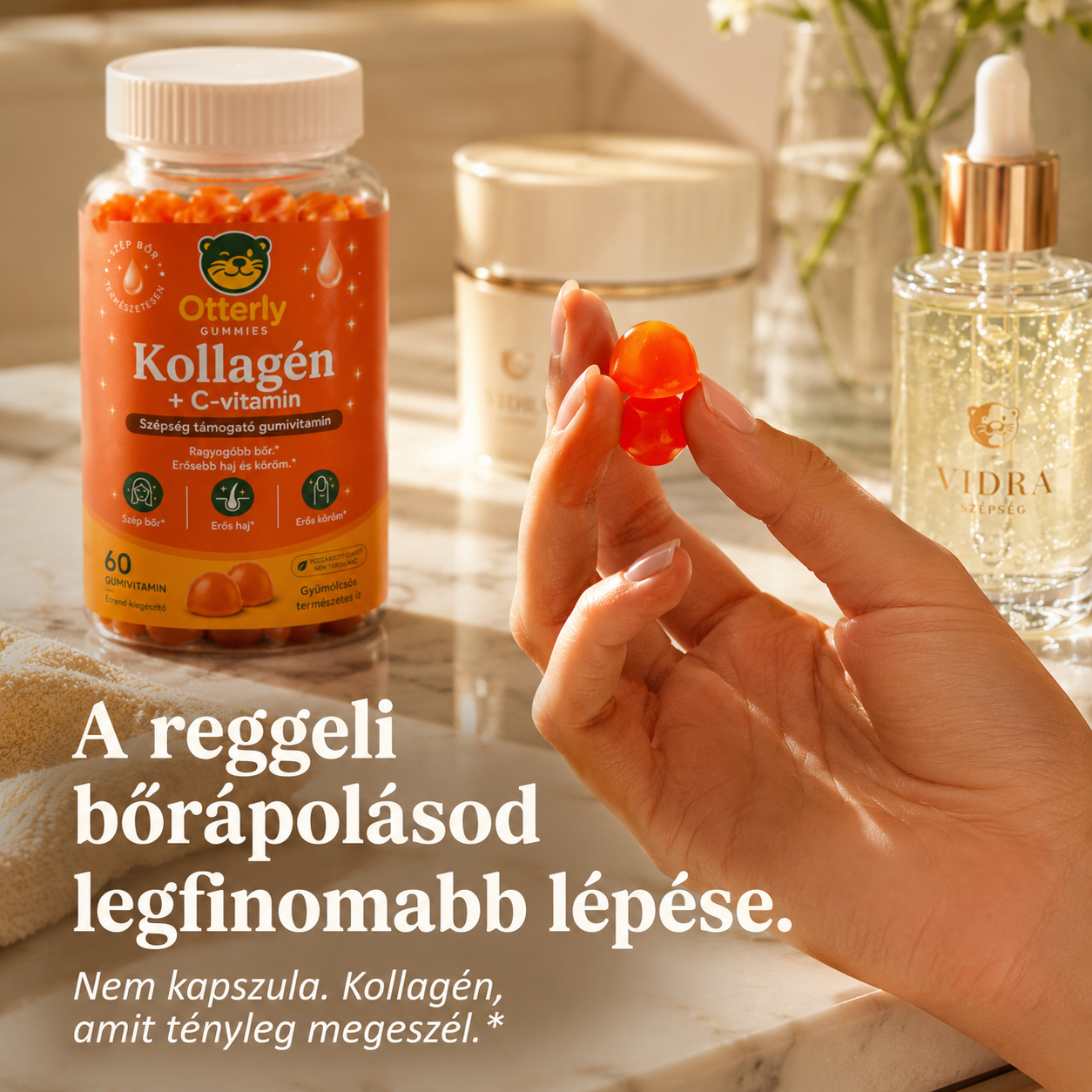 Otterly Facebook ad: Szépség belülről, minden reggel.*