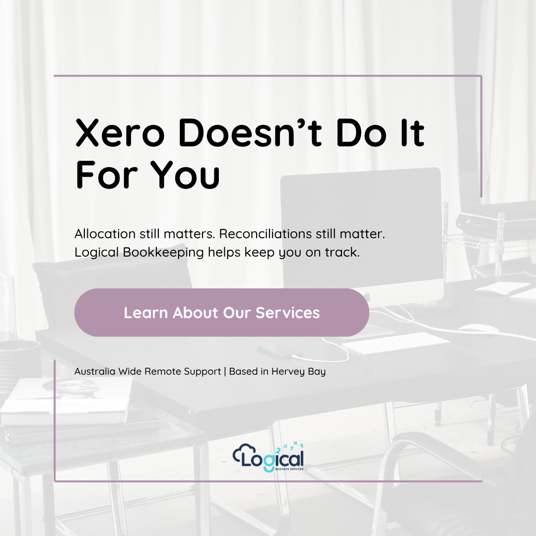 Logical Business Services Facebook ad: Xero does not do it for you